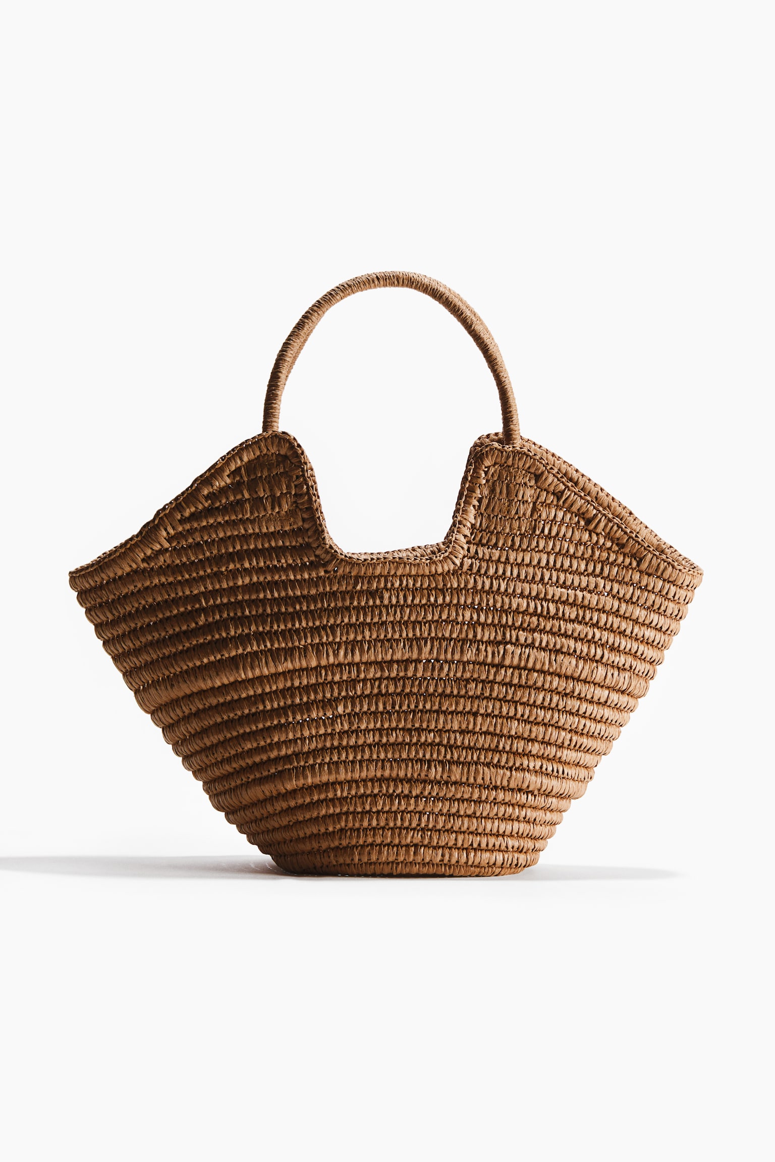 Straw Shopper - Beige