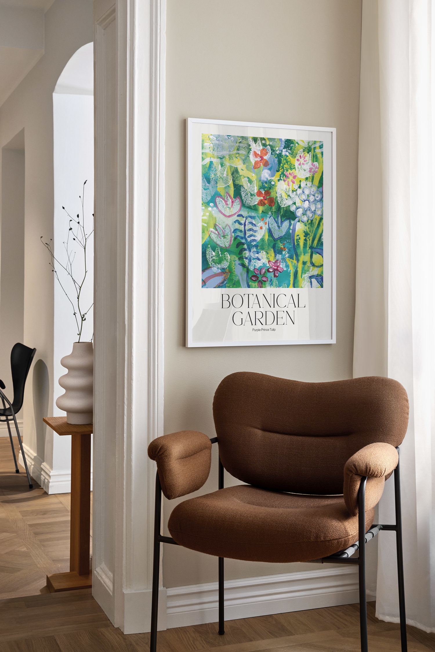 Purple Prince Tulip Poster