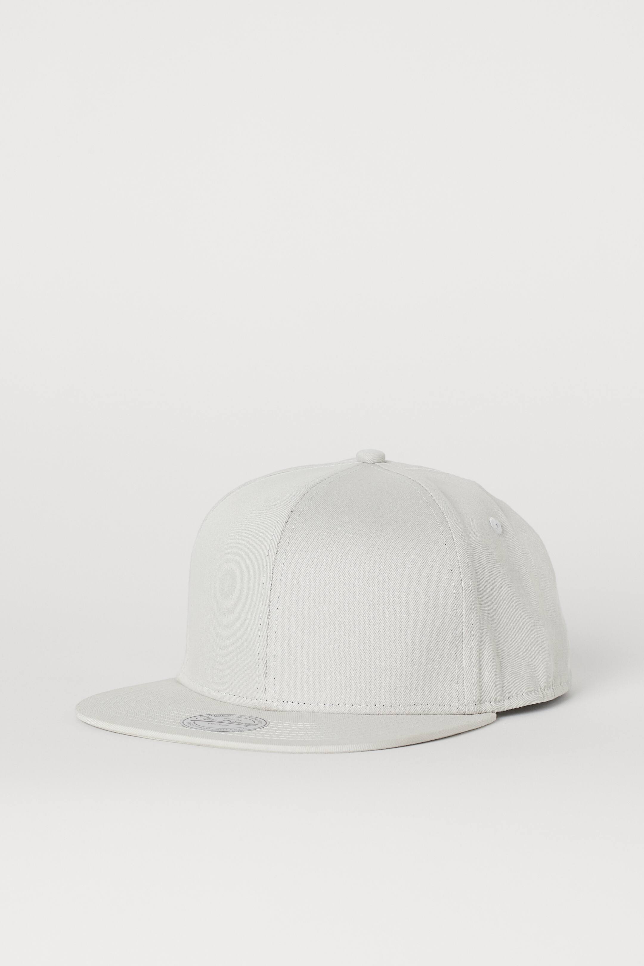 查看大圖: 棉質斜紋棒球帽 - 淺灰色 - Men | H&M 1