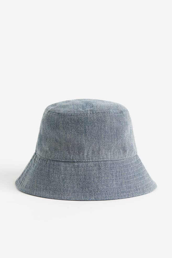 Bucket Hat aus Denim - Denimblau - 1