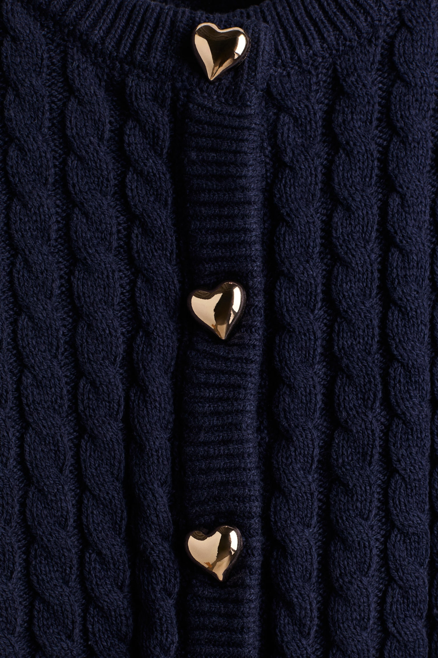 Chandail en tricot torsadé - Marine/Rose clair/Rouge - 2