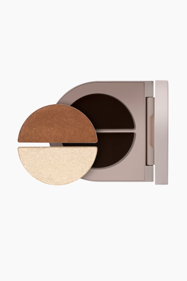 Satin & Shimmer Duet Eyeshadow - Satin Cocoa/white Gold Shimmer/Satin Olive/khaki Shimmer/Satin Copper/copper Shimmer - 1