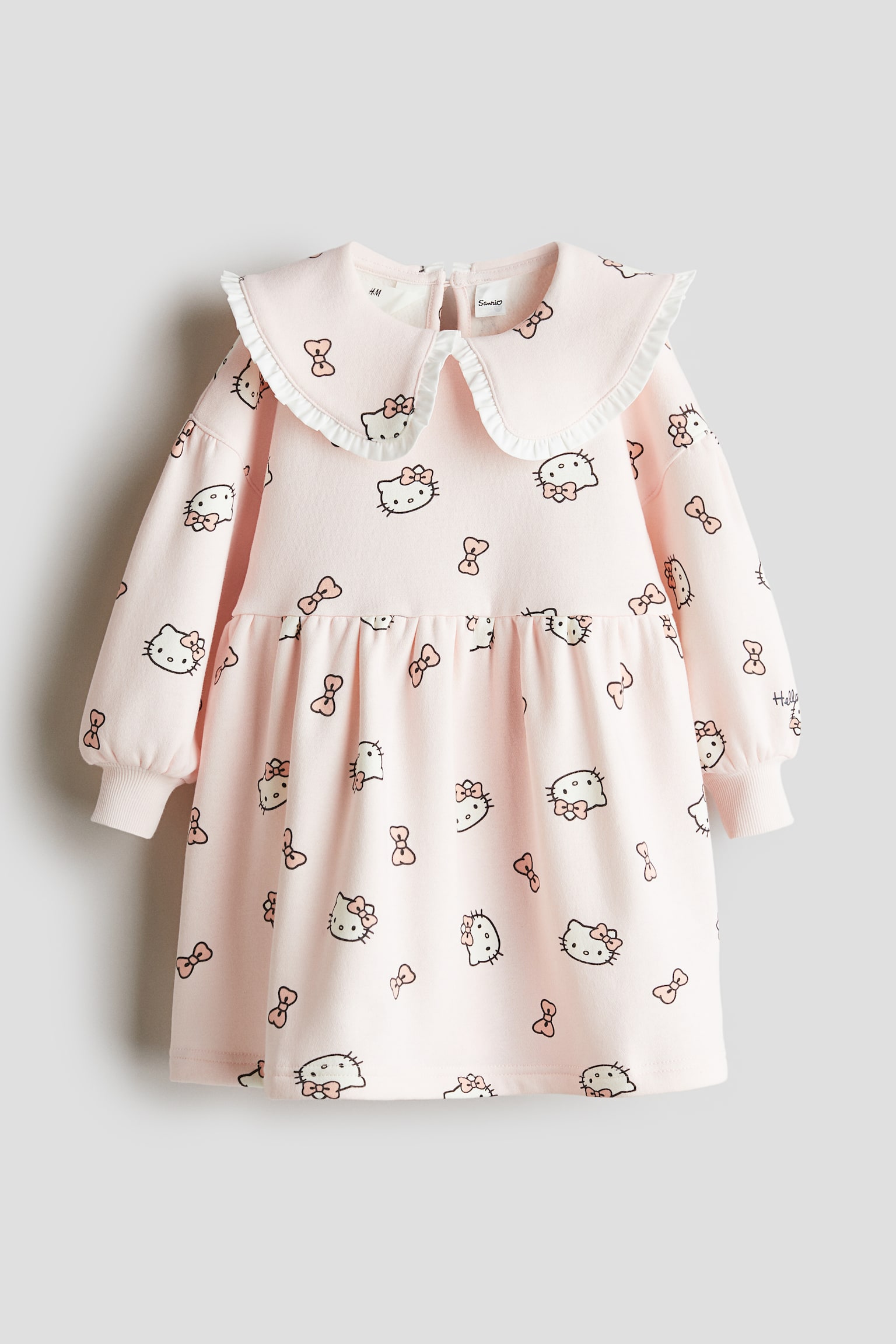 Printed sweatshirt dress - Light pink/Hello Kitty/Light purple/Frozen - 1