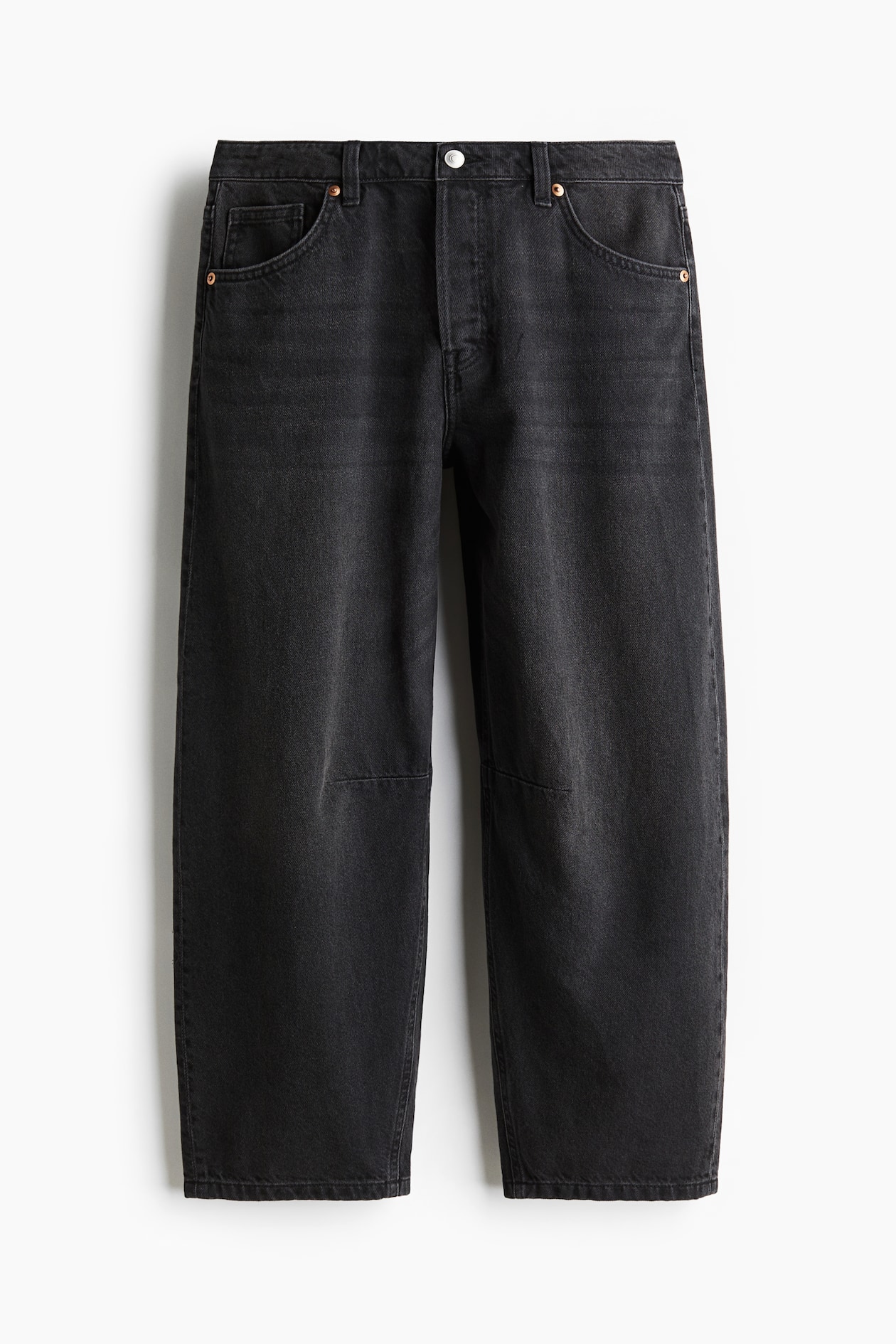Barrel Regular Cropped Jeans