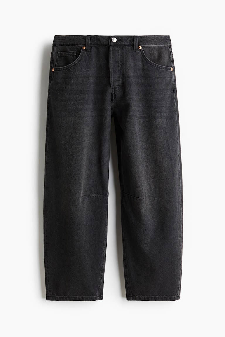 Barrel Regular Cropped Jeans