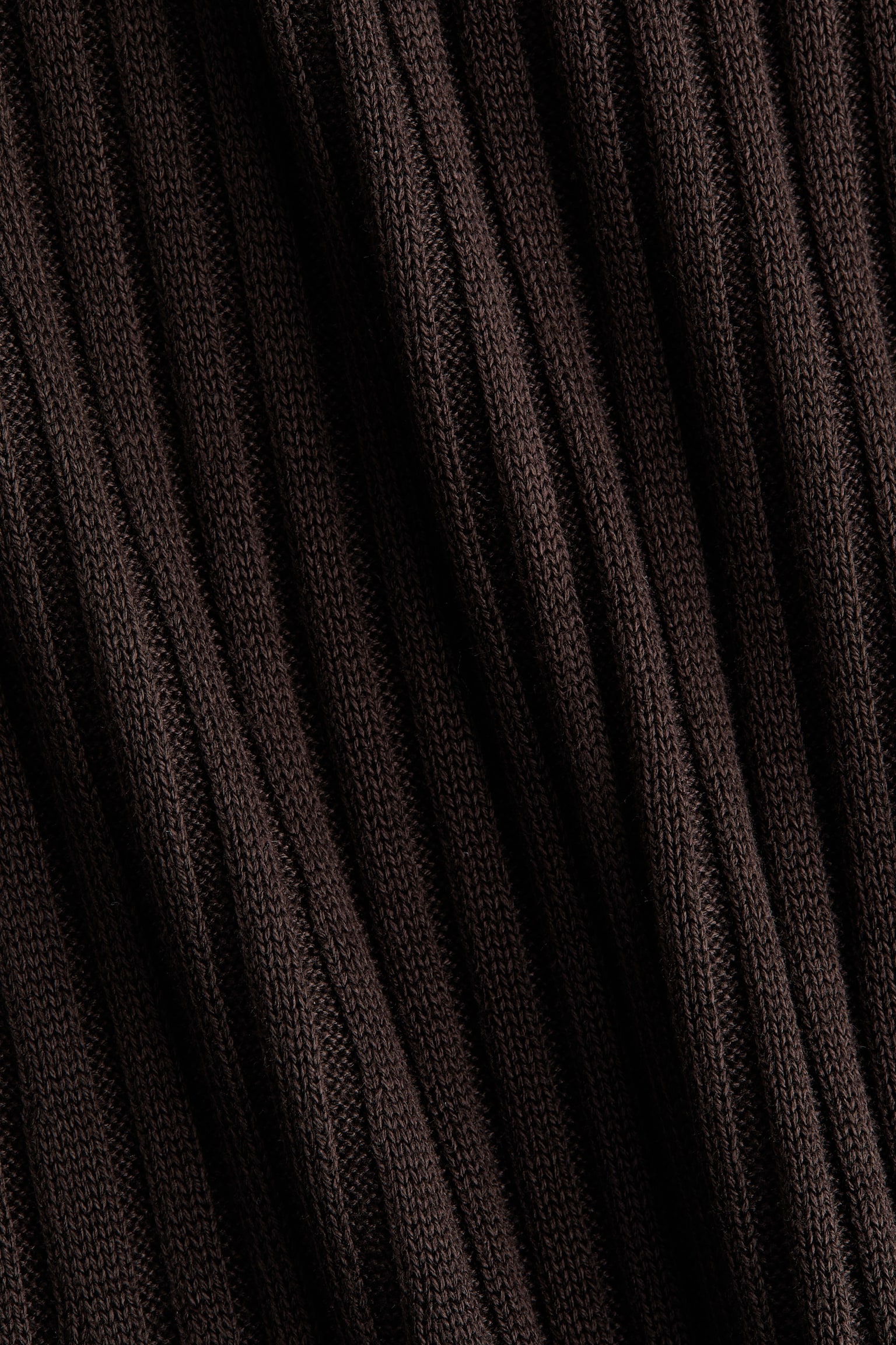 Rib-knit viscose skirt - 5