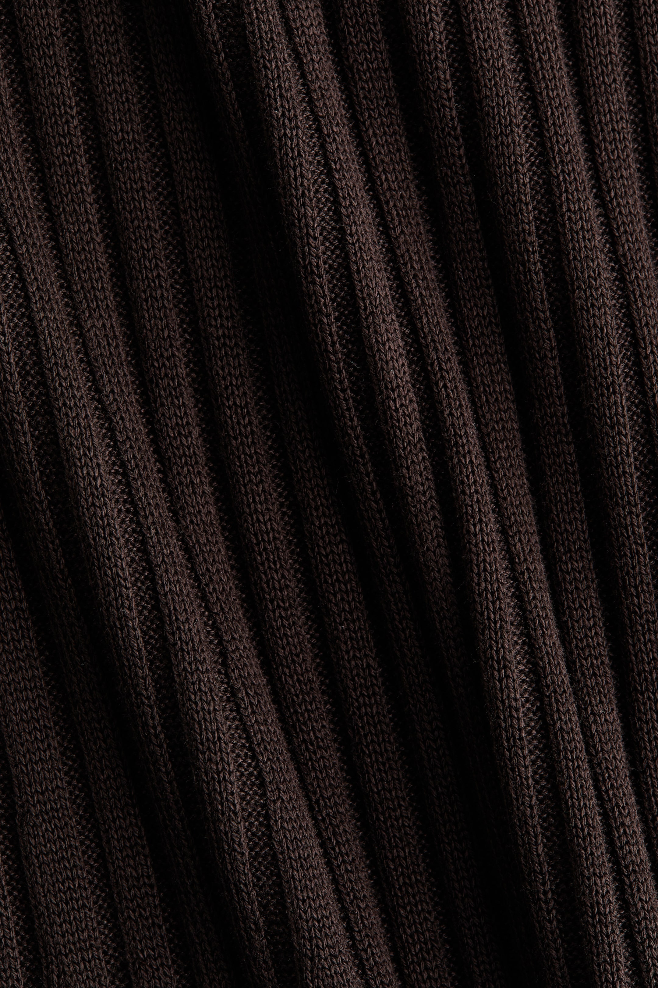 Rib-Knit Viscose Skirt