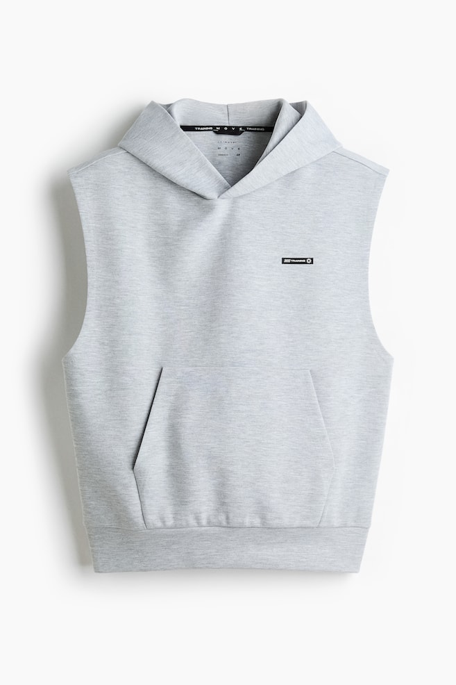Sleeveless Sports Hoodie with DryMove™ - Gray melange/Burgundy/365 Training Team/Dusty green/Solstice/Dark brown/Dark gray/Running - 1