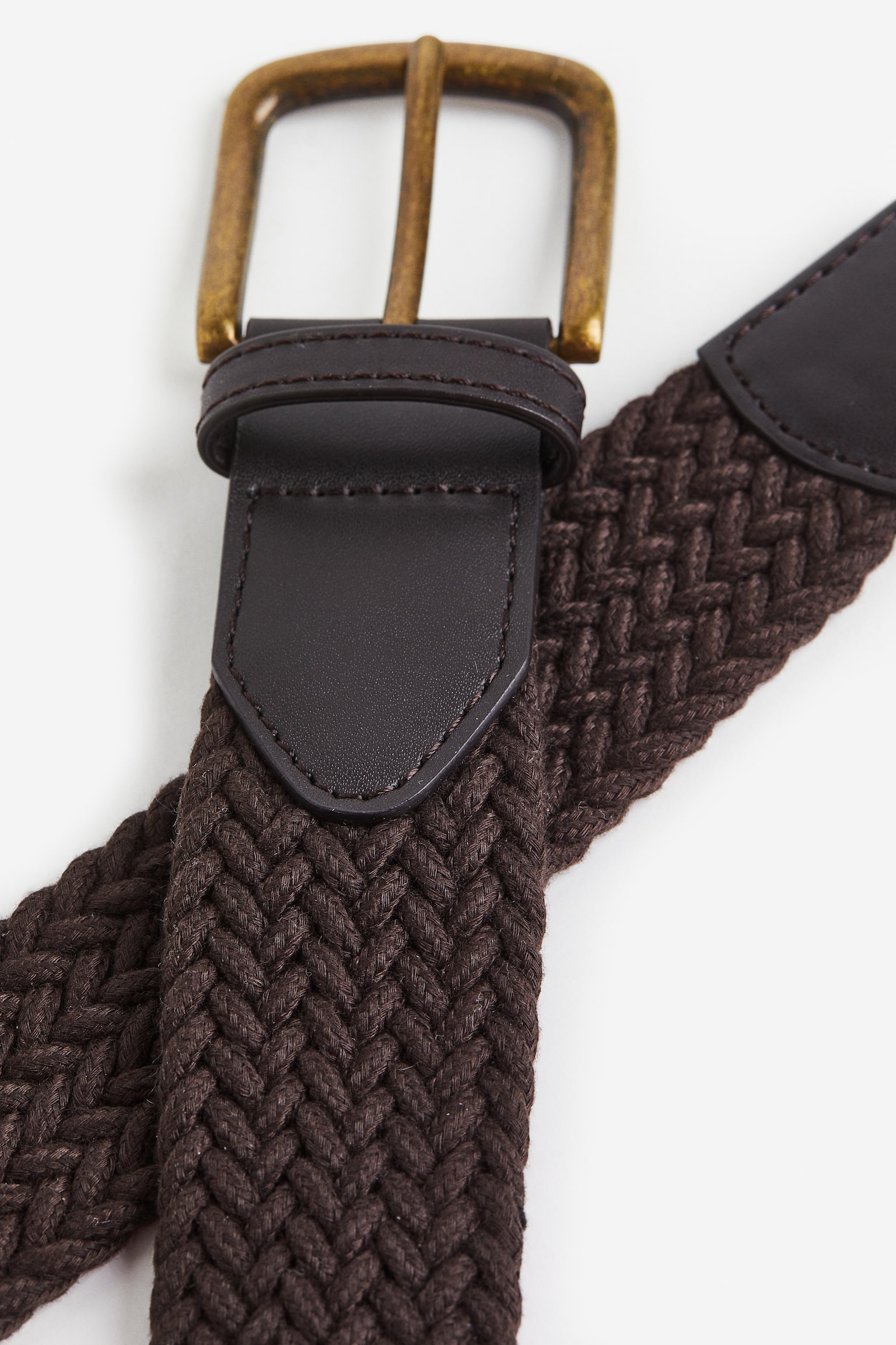 Thắt lưng kiểu bện - Màu nâu - 2
