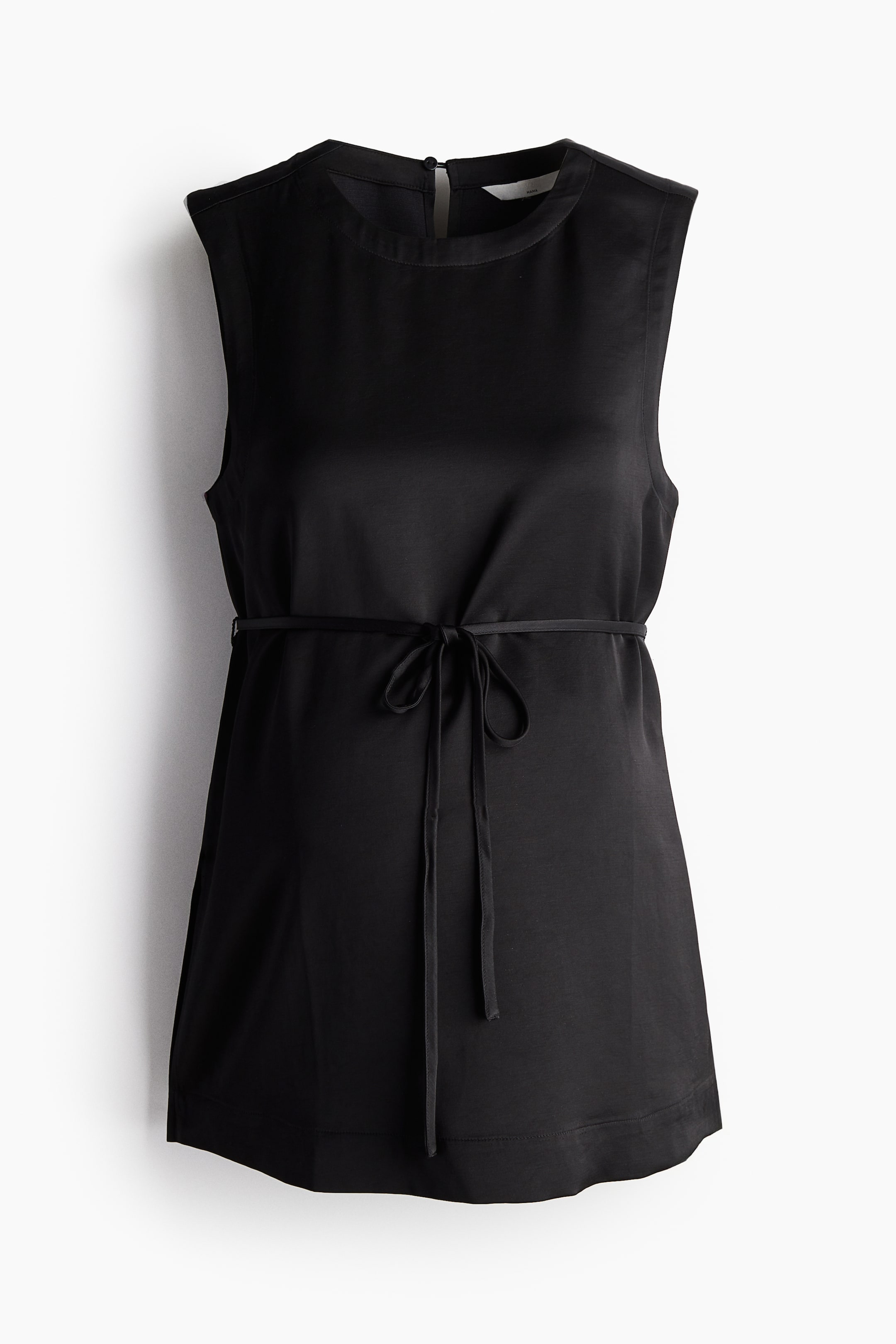 MAMA Tie-belt blouse - Black - Ladies | H&M GB