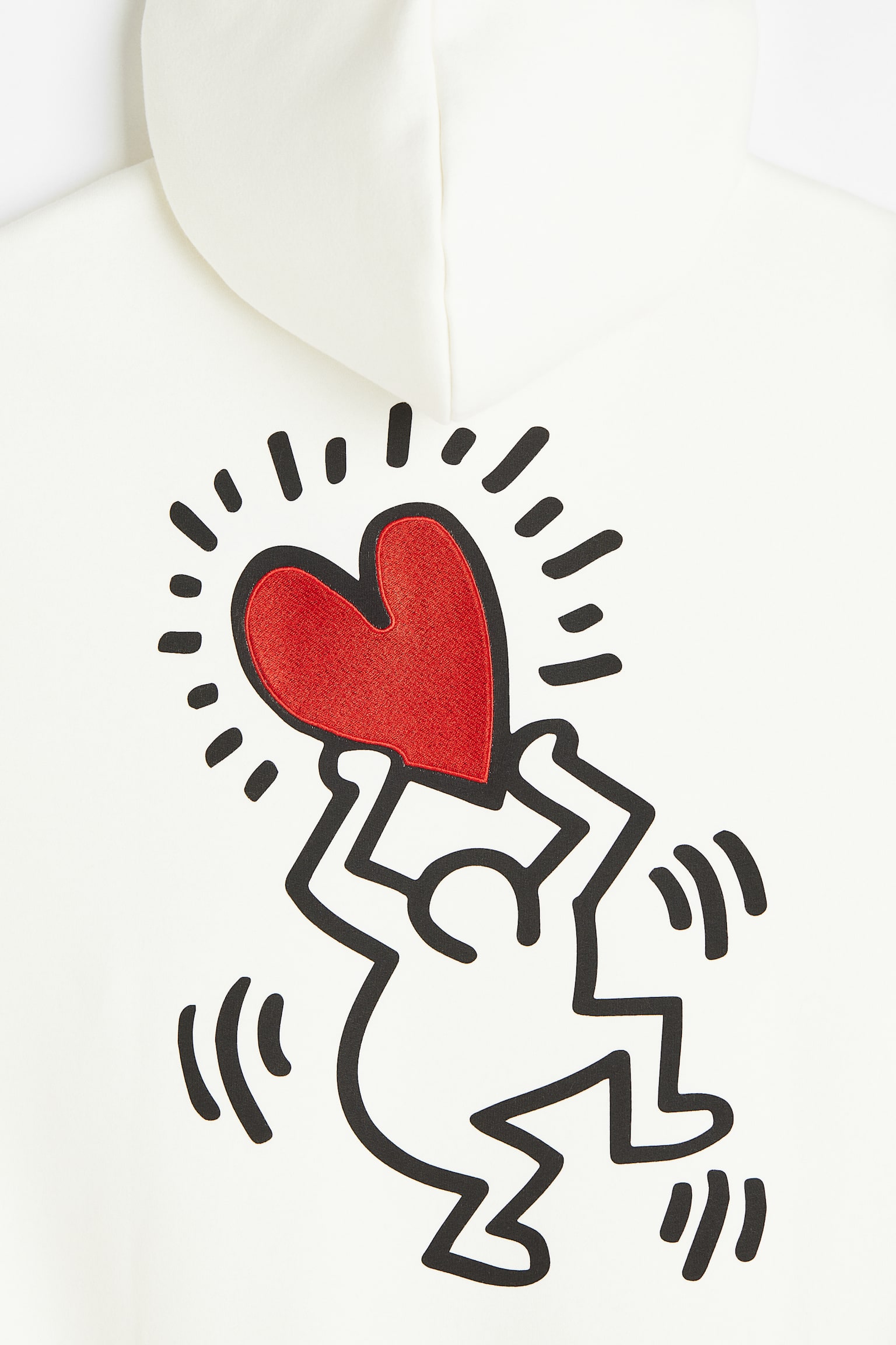 Relaxed Fit Hoodie - Cream/Keith Haring - Men | H&M US