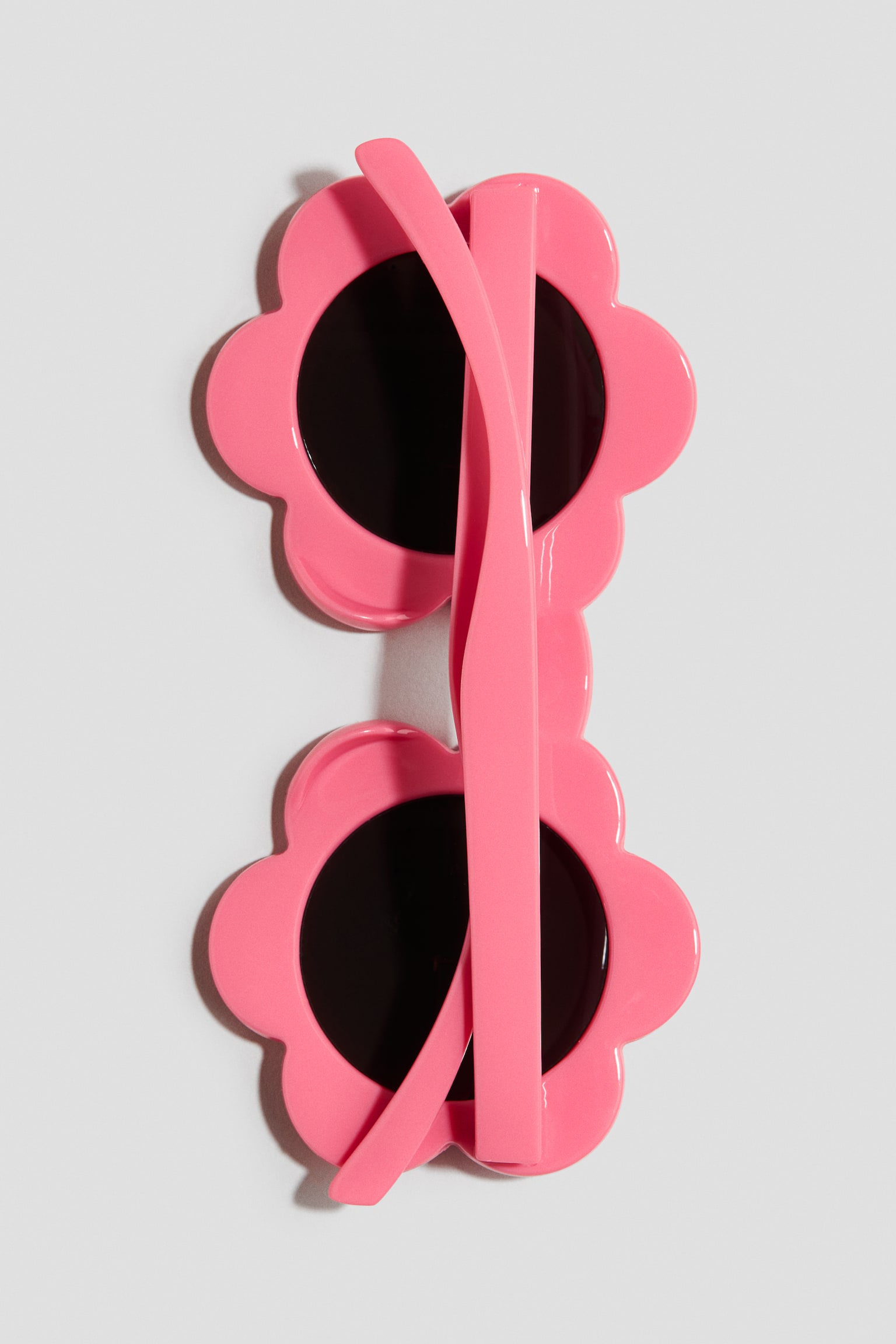 Lentes de sol con diseño de flor - Rosa/Flores/Rosa/Brillos - 2