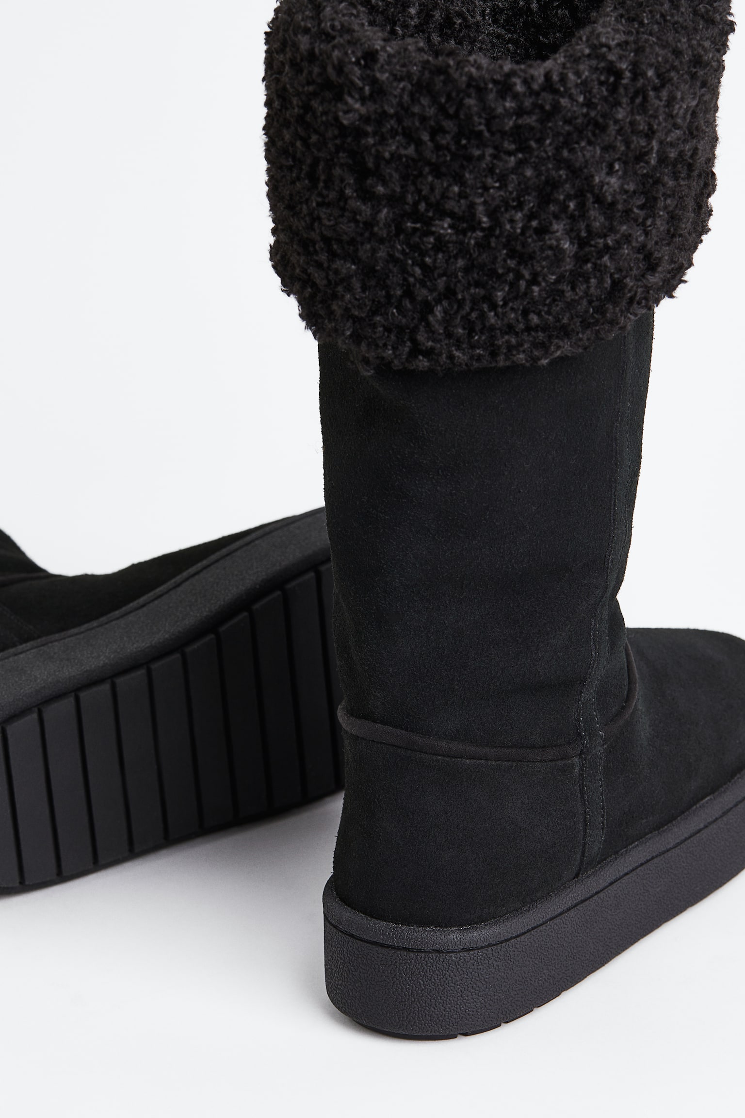 Suede boots - Black - 2