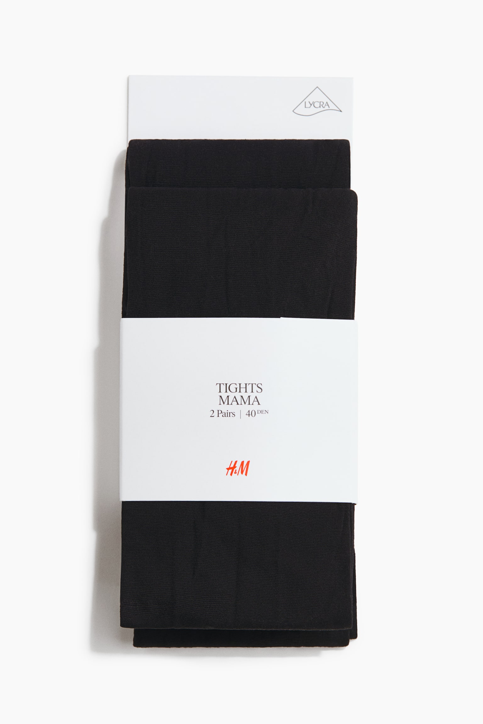 MAMA Rajstopy 40 den Lycra® 2-pak - Czarny