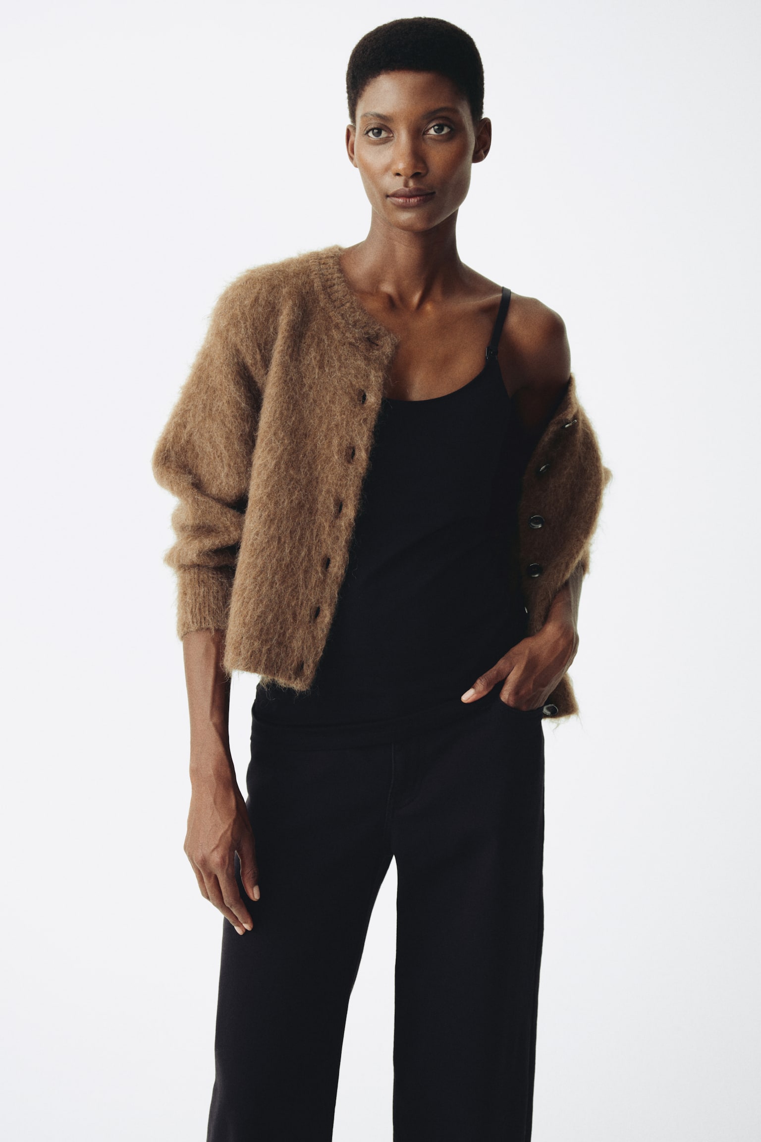 MAMA 3-pak ammetop med smalle stropper - Sort/Hvid/Gråmeleret/Beige/Sort/Hvid/Mørkebrun/Beige/Hvid/Dueblå/Marineblå/Vinrød/Pudderrosa/Lys beige/Sort/Hvid/Støvet lyseblå/Hvid/Mørkegrøn/Creme/Sort/Lys kakigrøn/Hvid - 6