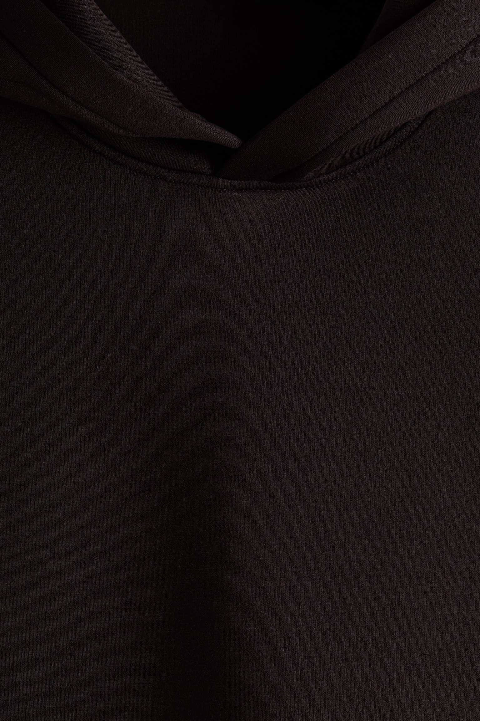 Loose Fit Scuba hoodie - Dark brown/Black/Grey marl - 4