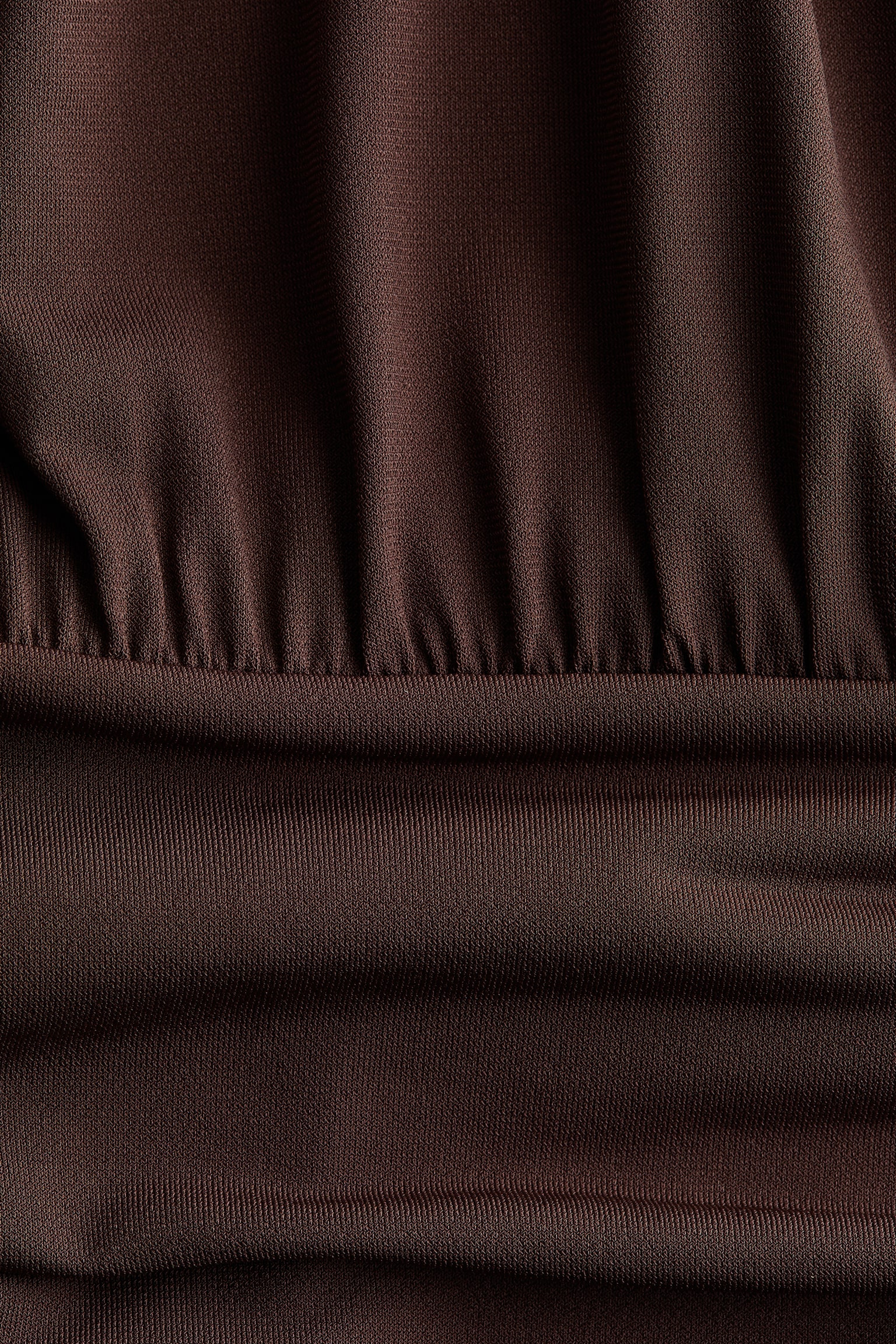 Женское платье H&M Mama Draped Maxi, цвет: Тёмный коричневый — фото 6