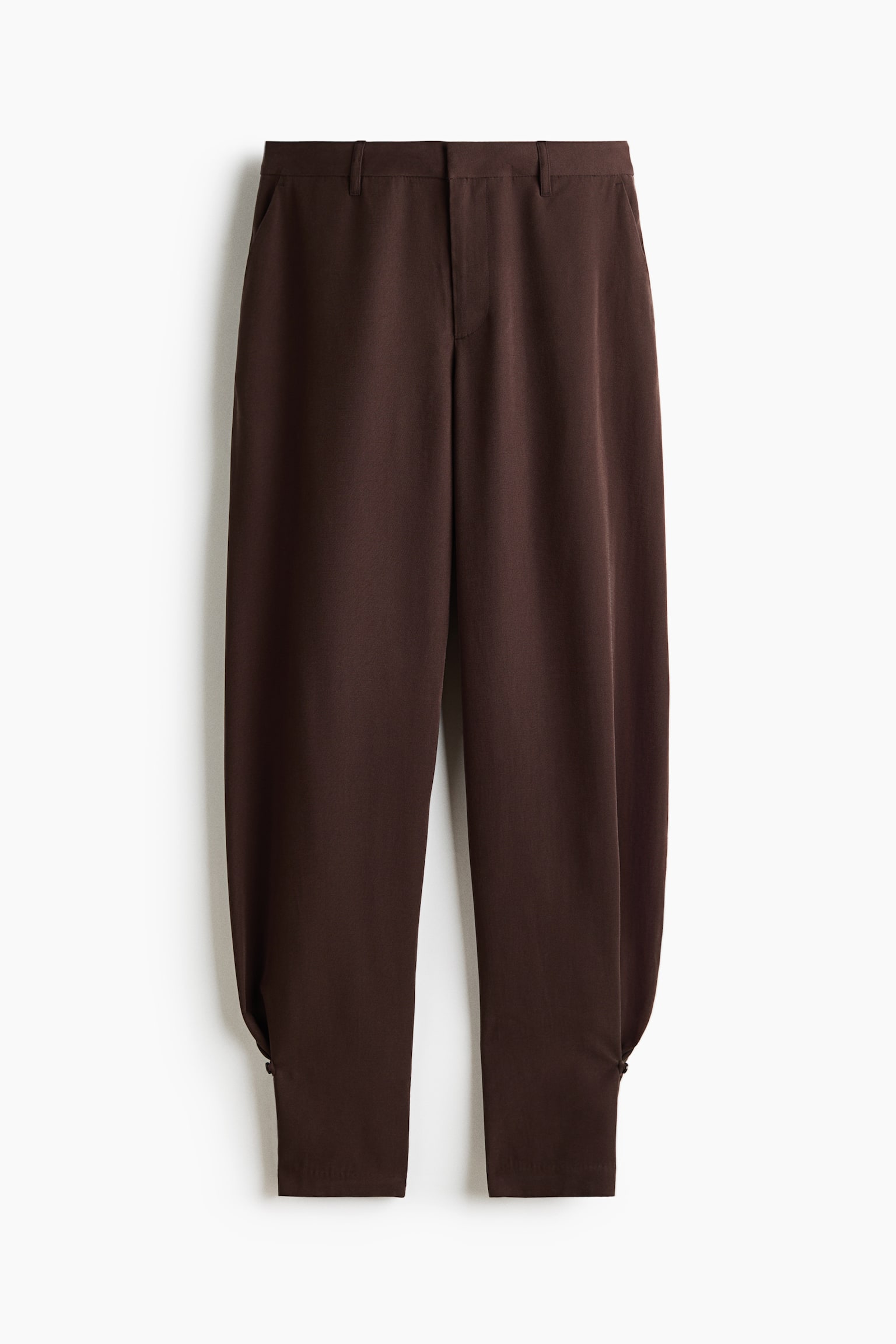 Tailored barrel trousers - Light beige