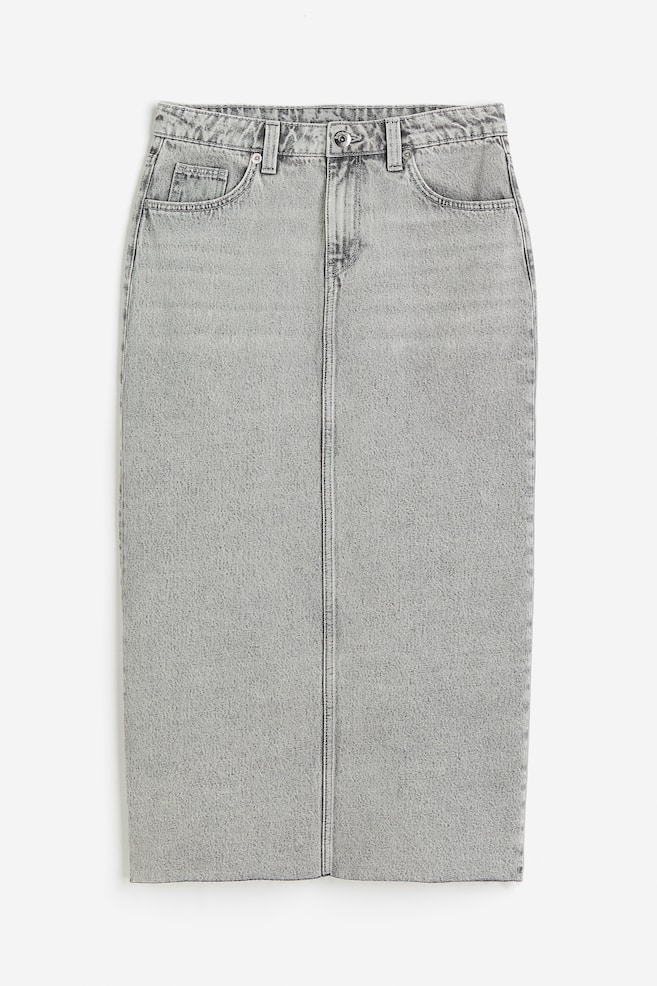 Denim skirt - Light grey - 2