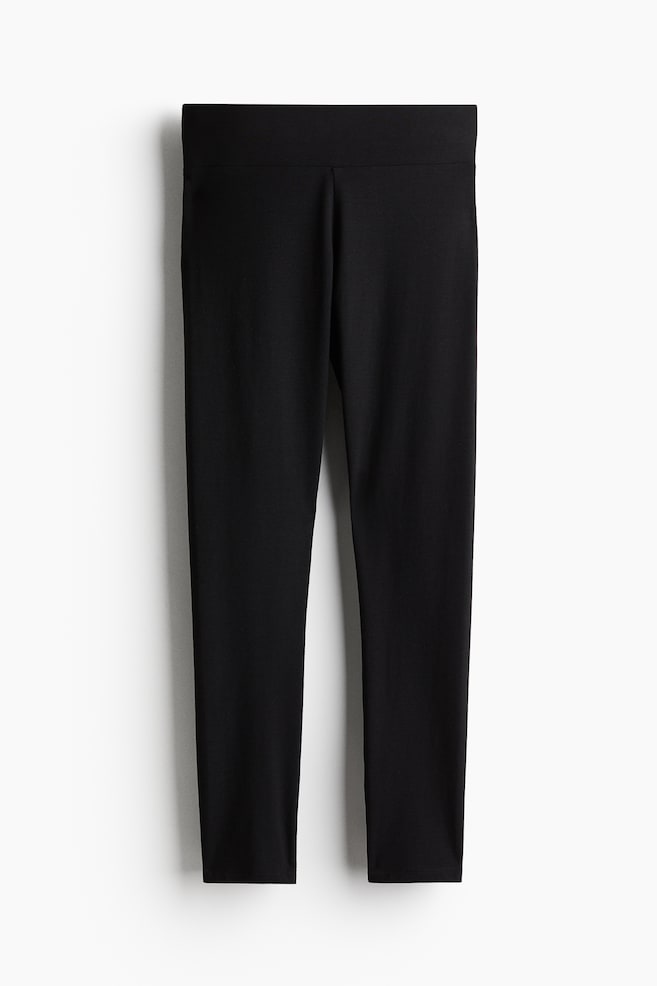 Leggings aus Baumwollmix - Schwarz - 1
