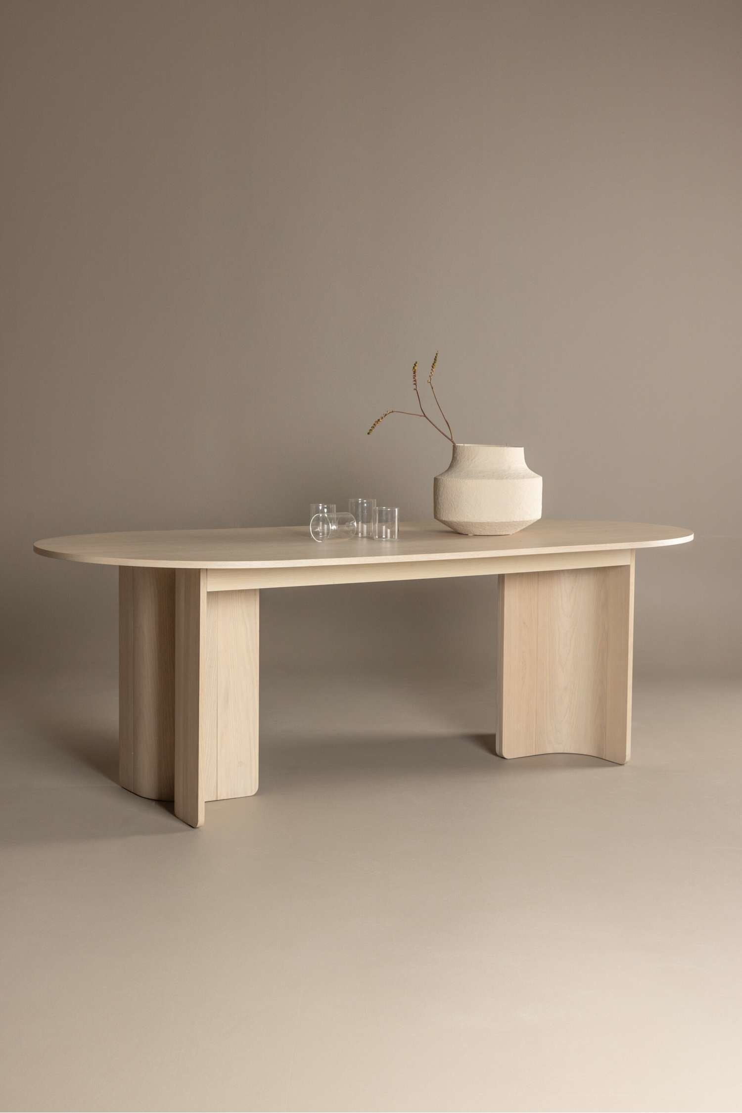 Tyresö Table À Manger - Mdf, Blanc