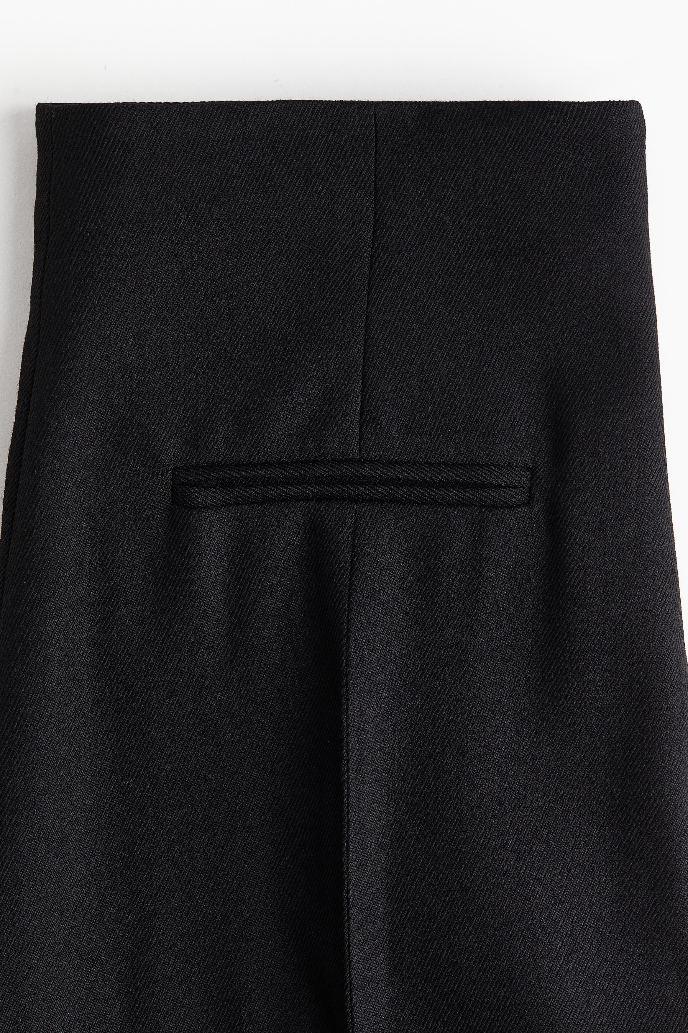 Slit-detail wool trousers