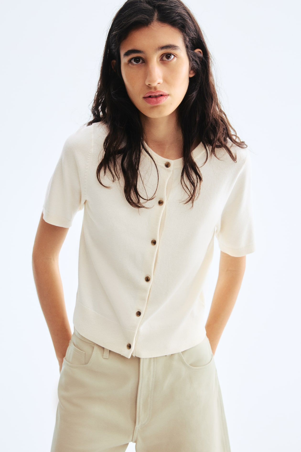Short-Sleeved Cardigan - image 2