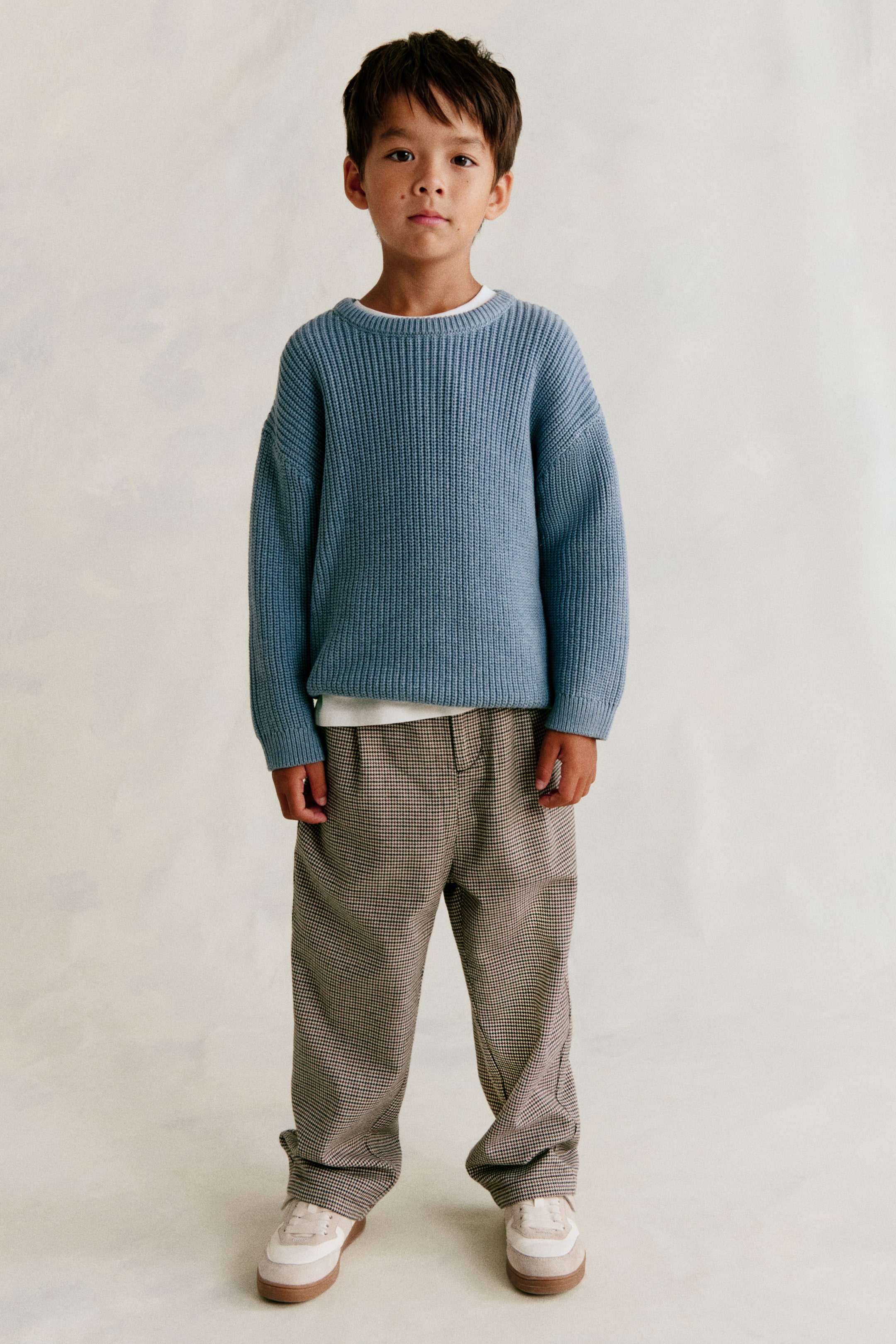 Детские свитеры H&M Patent-Knit Cotton Sweater — фото 4
