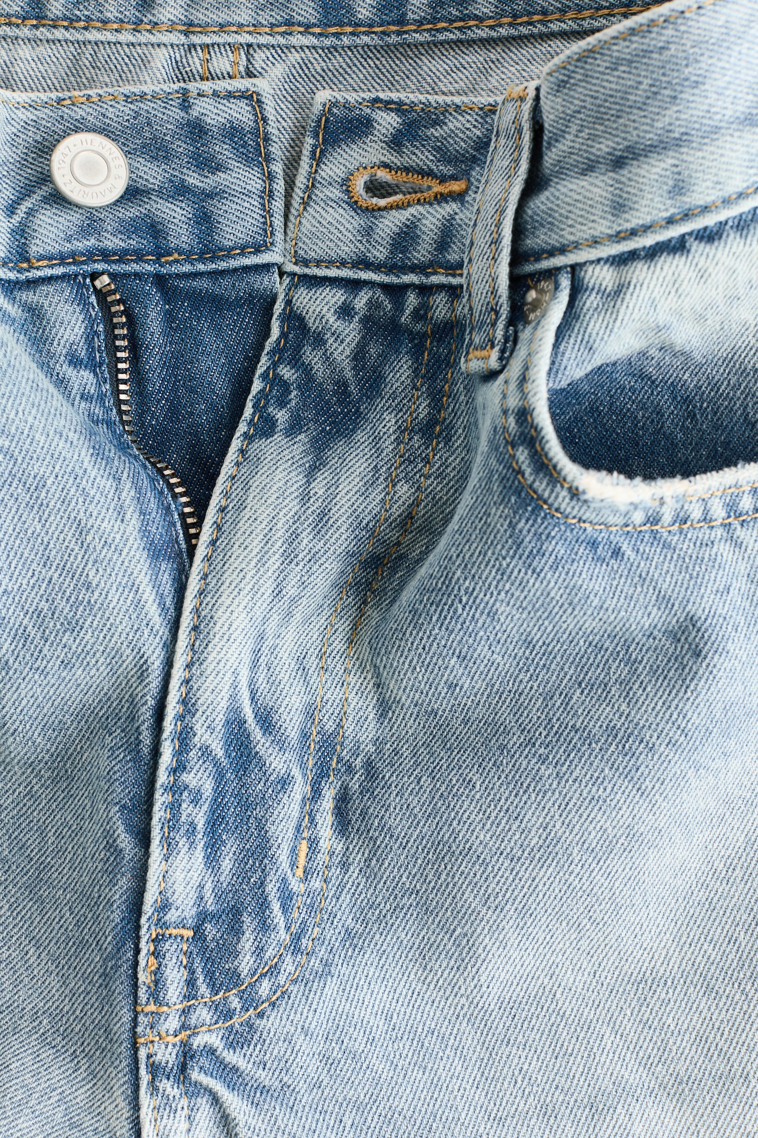 Barrel Regular Waist Jeans - Licht denimblauw/Licht denimblauw/Donker denimblauw/Bruin/Licht denimblauw - 2