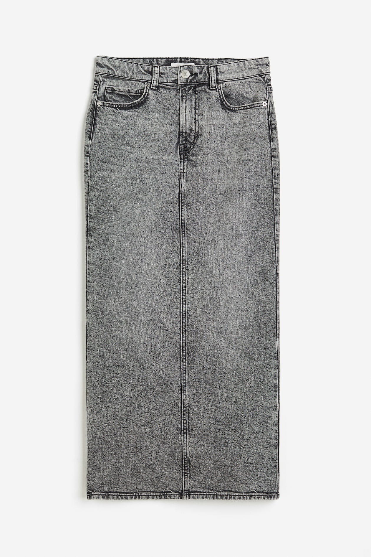 Denim skirt Denim grey Ladies H&M
