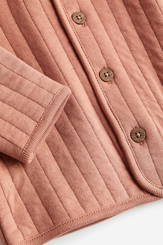 Quilted jersey jacket - Beige-pink - 3