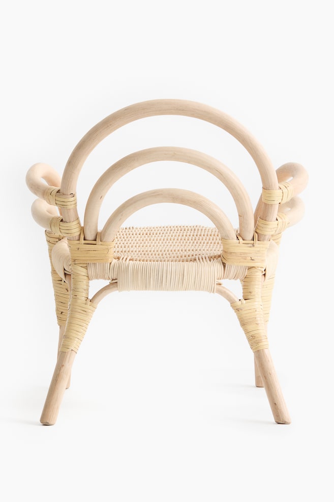 Children's rattan lounge chair - Beige - 4