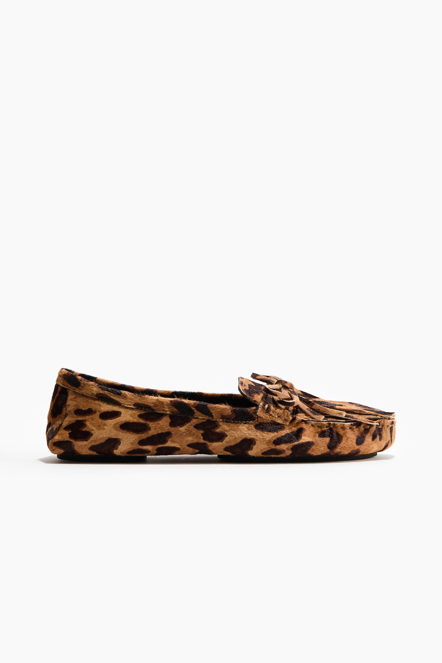 Leather loafers - Beige/Faux leopard/Brown/Black - 3