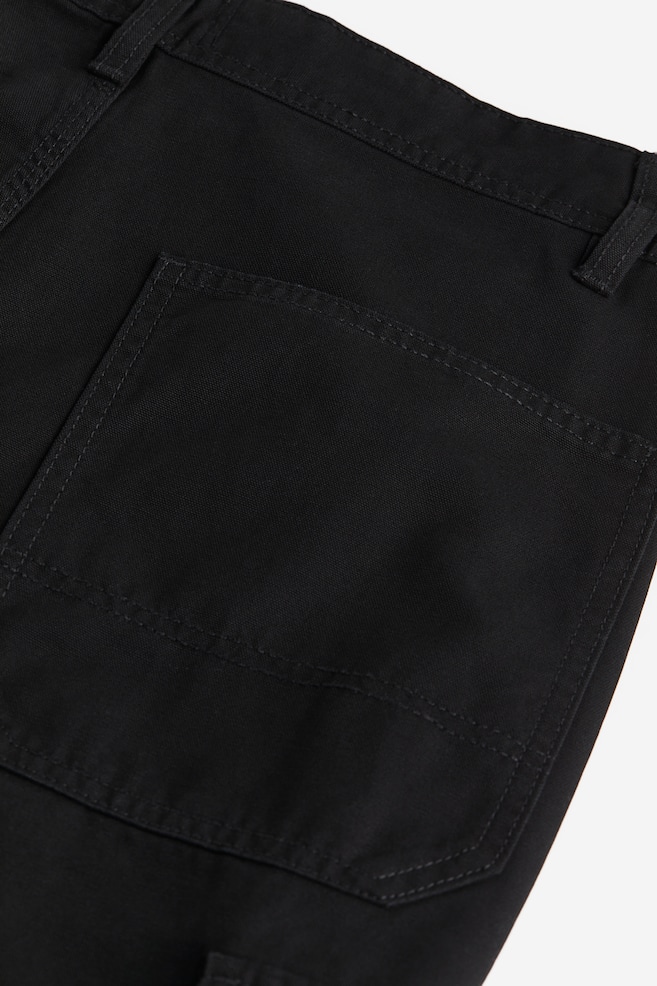 Pantalon cargo Relaxed Fit - Noir/Crème - 5