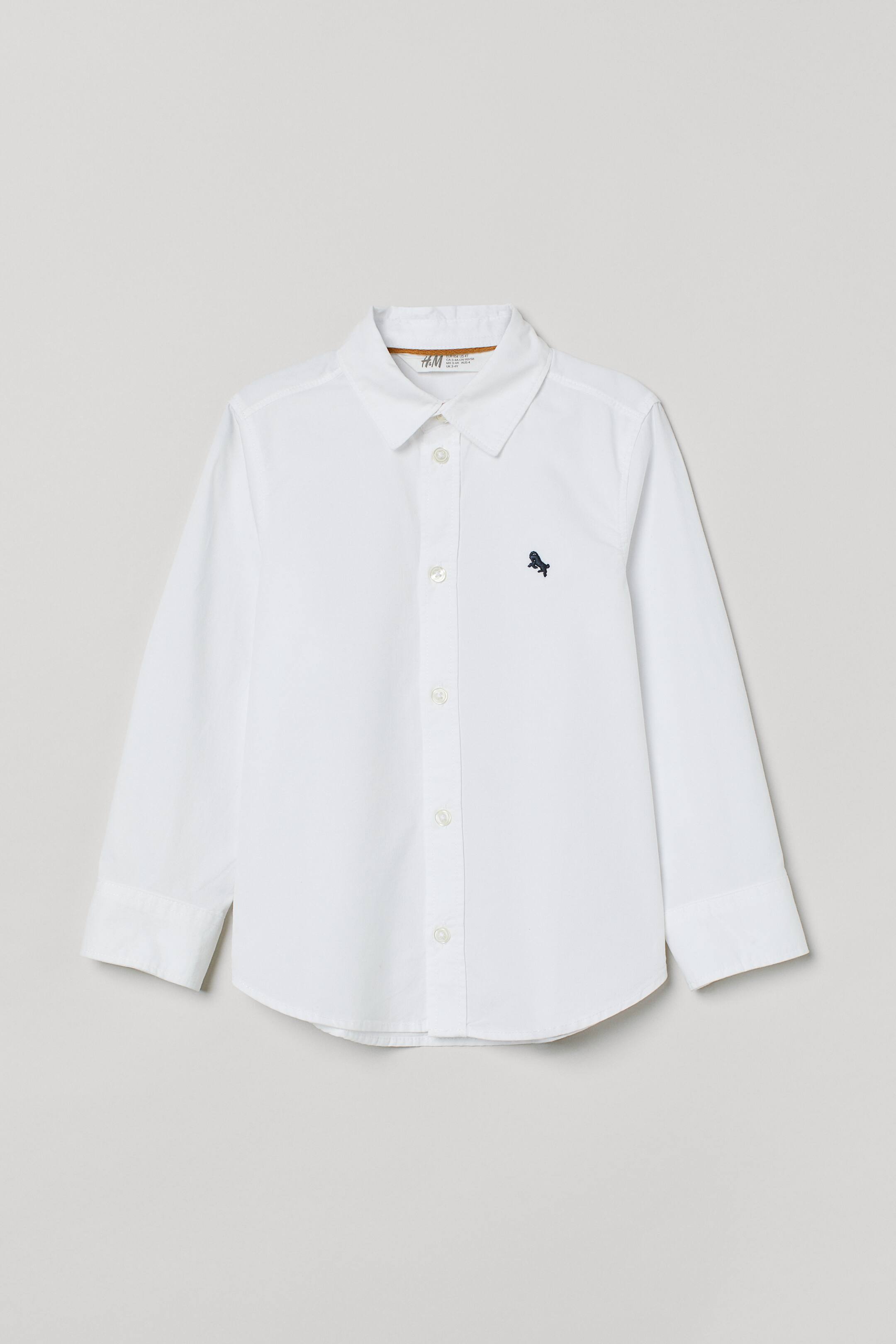 Visualizza immagine più grande: Camicia in cotone - Bianco - BAMBINO | H&M IT 1