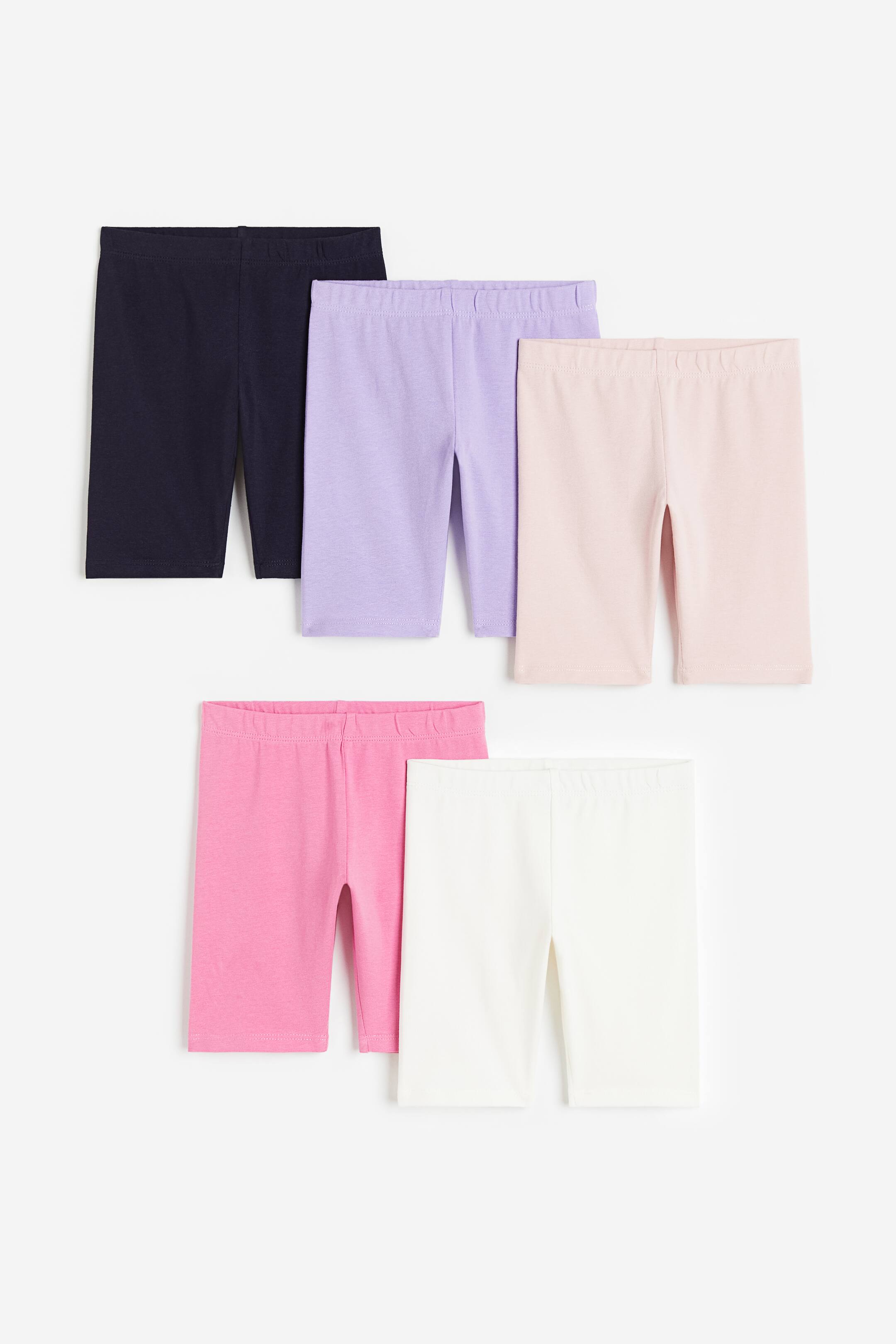 View larger image: 5-pack Cotton Bike Shorts - Pink/Lilac - Kids | H&M AU 1