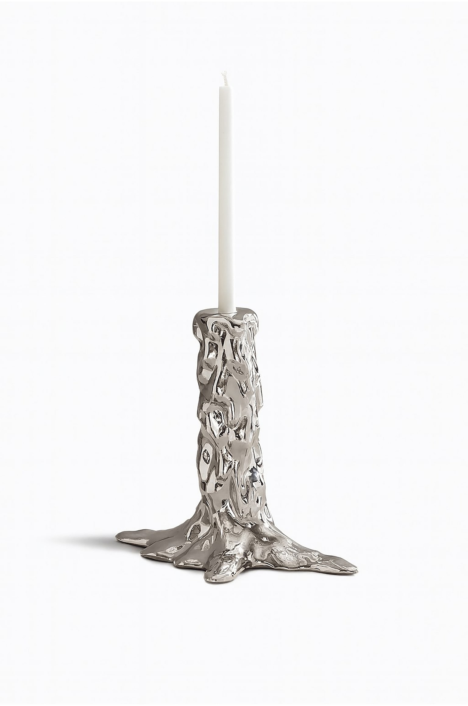 Bearnie Ljusstake Stor - Krom/Glossy Svart - 1