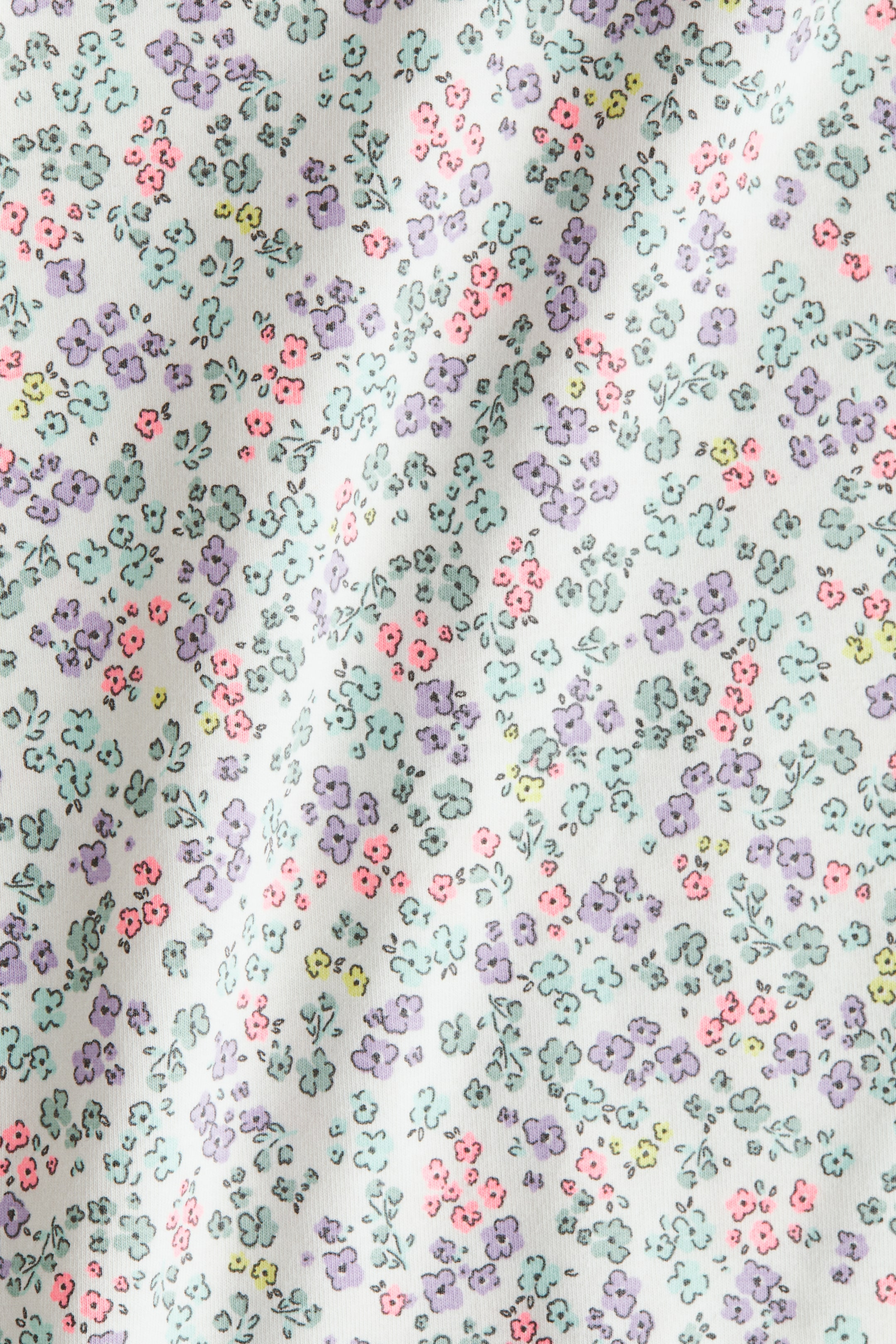 Xem ảnh lớn hơn: Áo jersey in hình - Màu trắng/Hoa - Kids | H&M VN 2