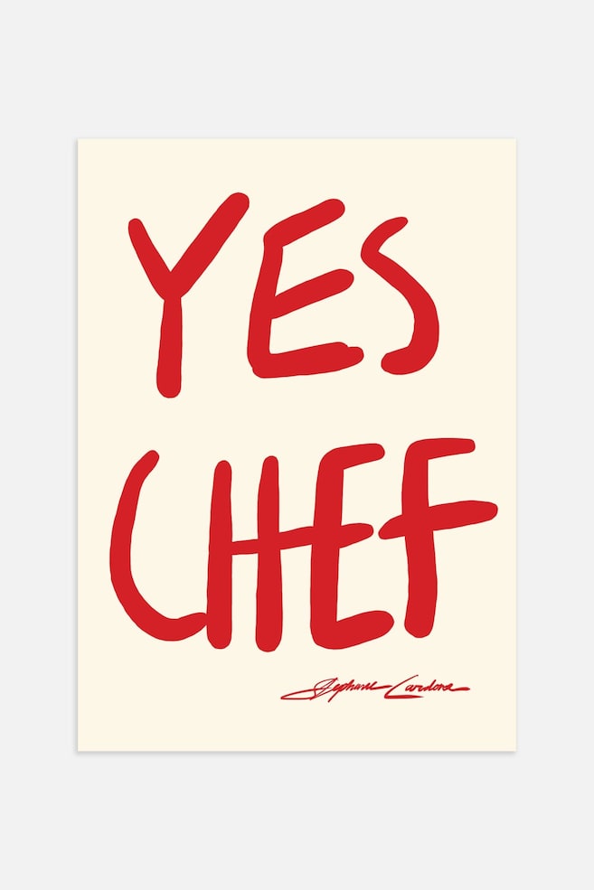 Stephie Cardona Poster - Yes Chef/Cin Cin/Olives - 1
