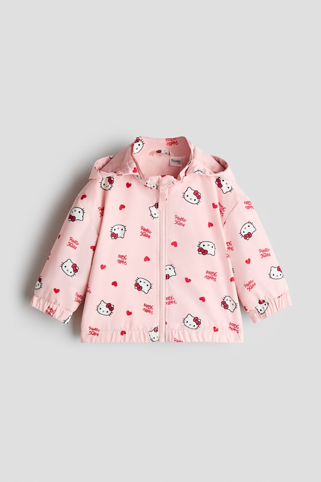 Fleece-Lined Jacket - Light pink/Hello Kitty/Green/Mickey Mouse/White/Minnie Mouse/Light blue/Mickey Mouse/White/Minnie Mouse - 1