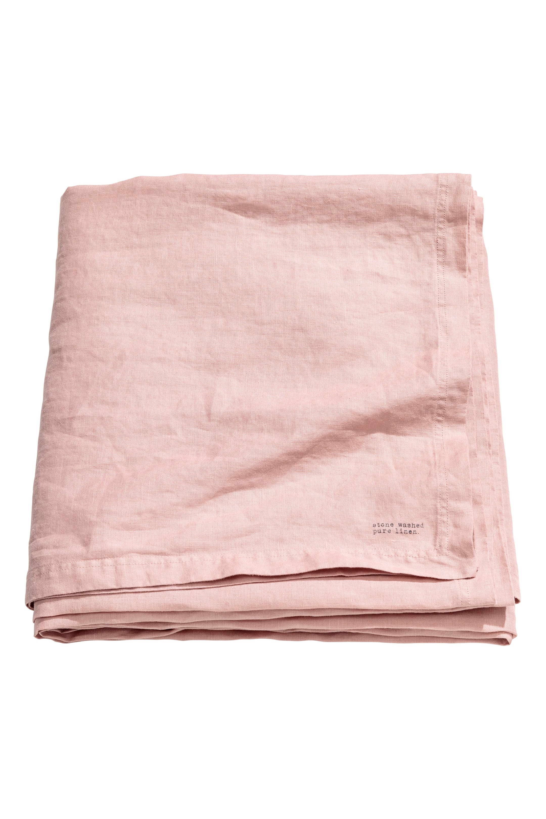 View larger image: Washed linen tablecloth - Dusky pink - Home All | H&M GB 1