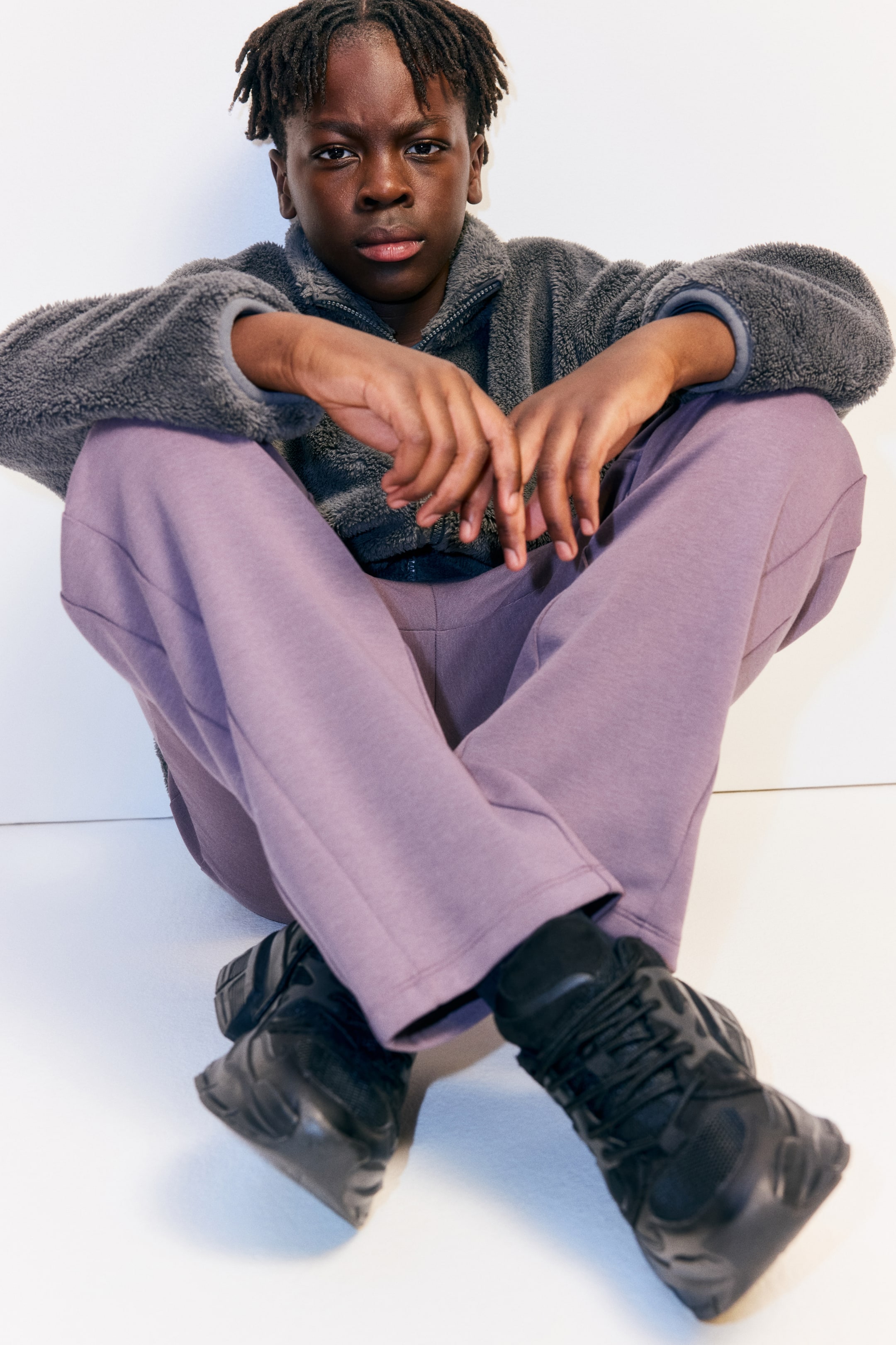 Ampliar la imagen: Joggers deportivos con DryMove™ - Morado - Kids | H&M MX 2