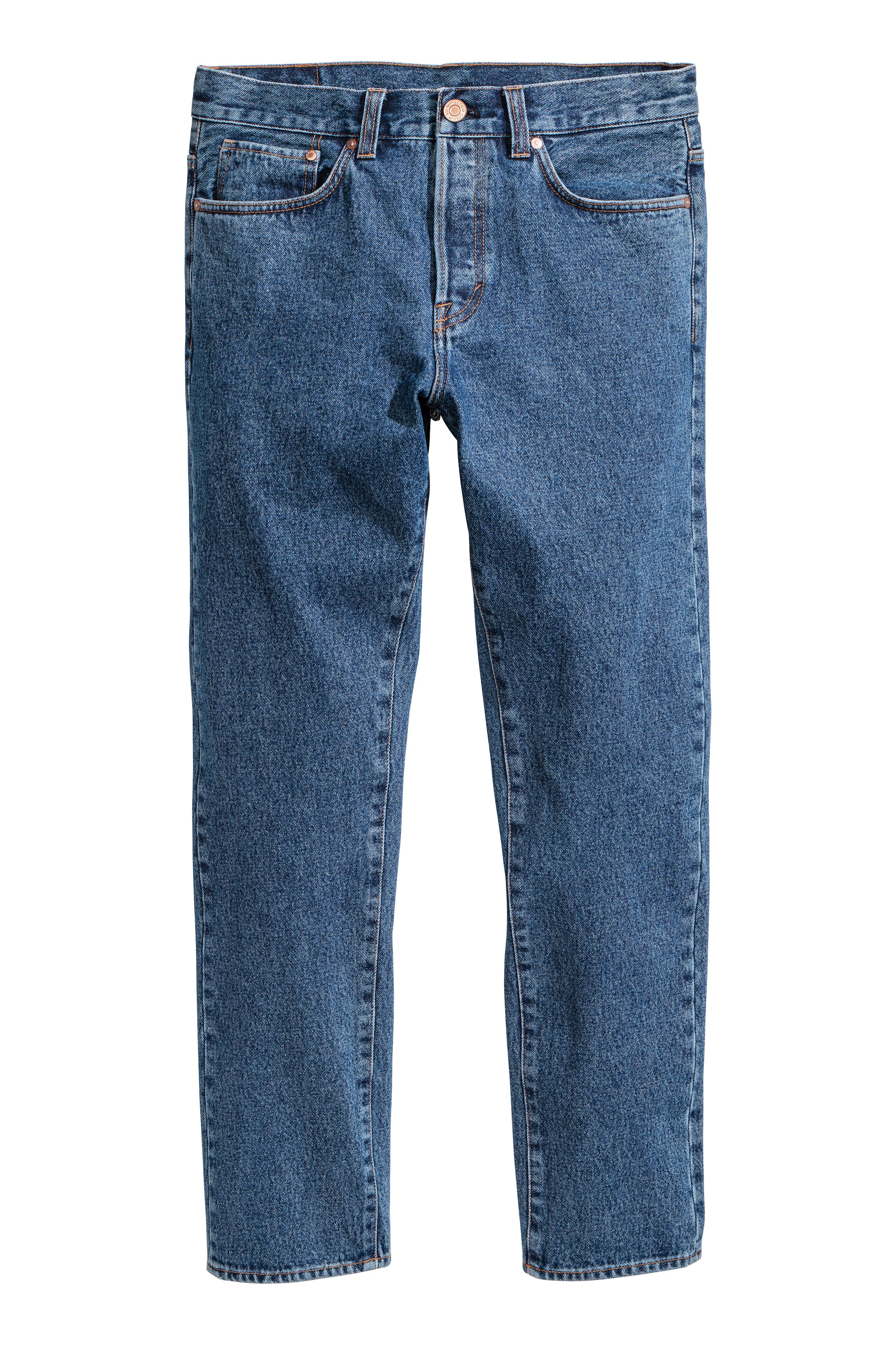 Büyük resmi görüntüle: Straight Jeans - Kot mavisi - ERKEK | H&M TR 1