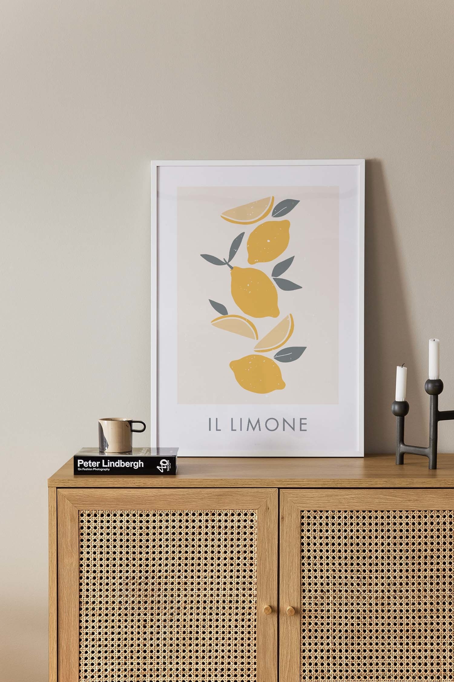Il Limone Poster - Jaune