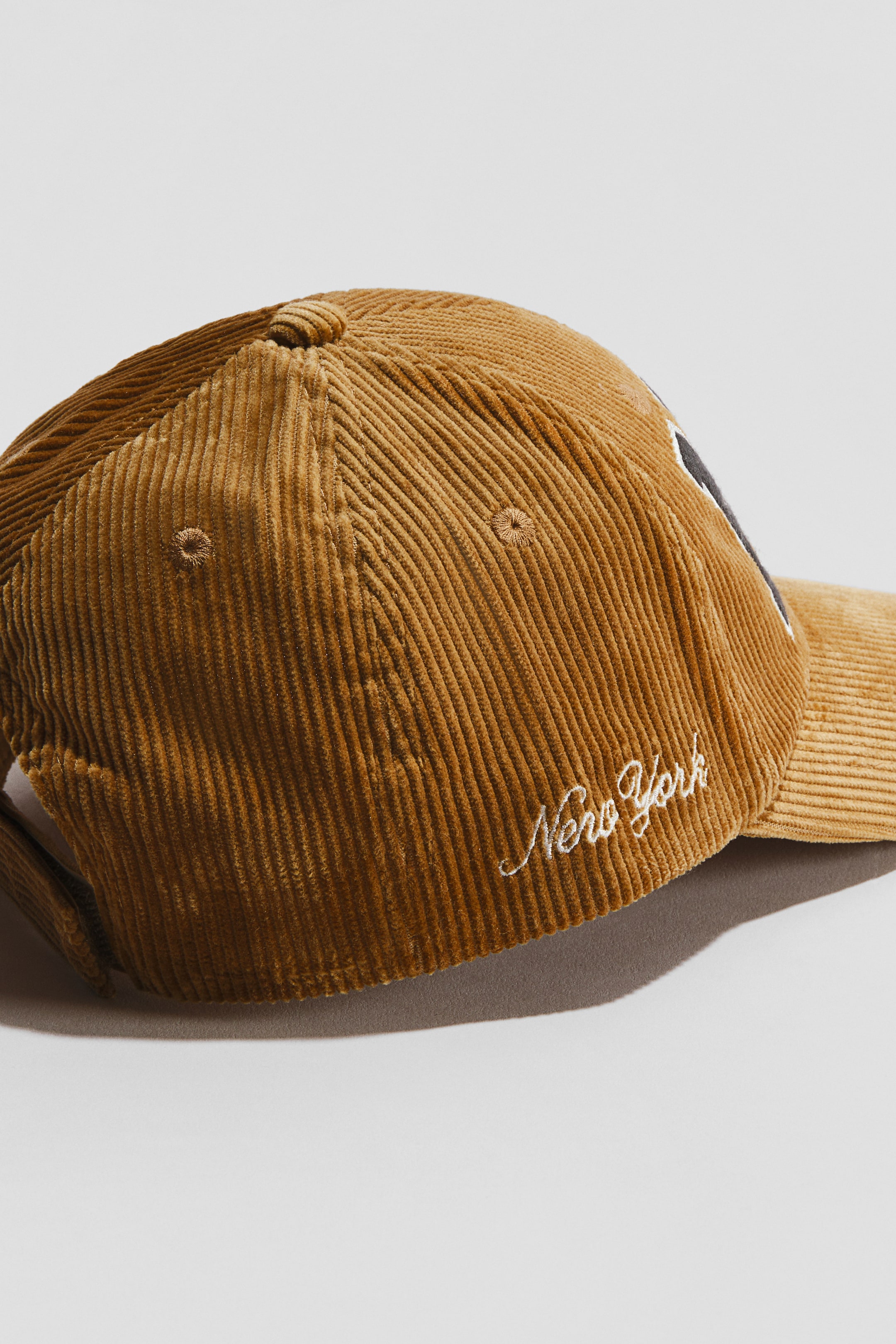Motif-Detail Cotton Cap