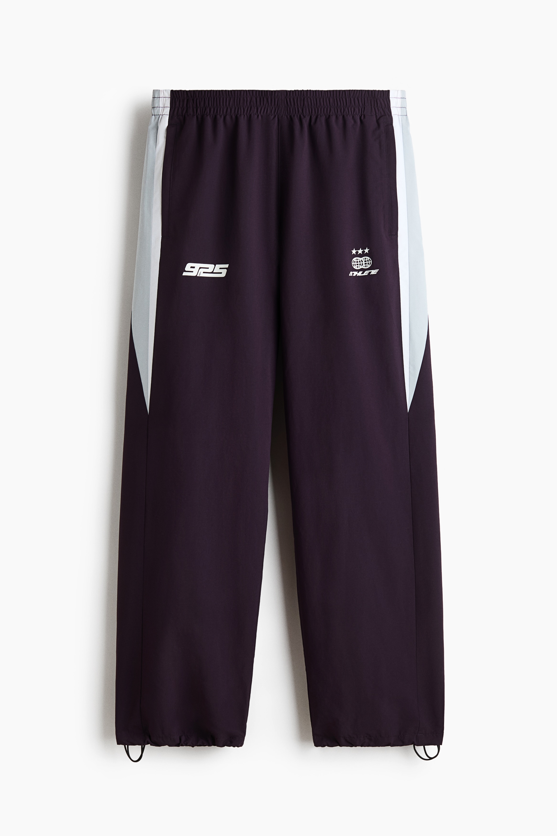 Relaxed-Fit Printed-Motif Track Pants - Dark purple/925/Black/Athlete