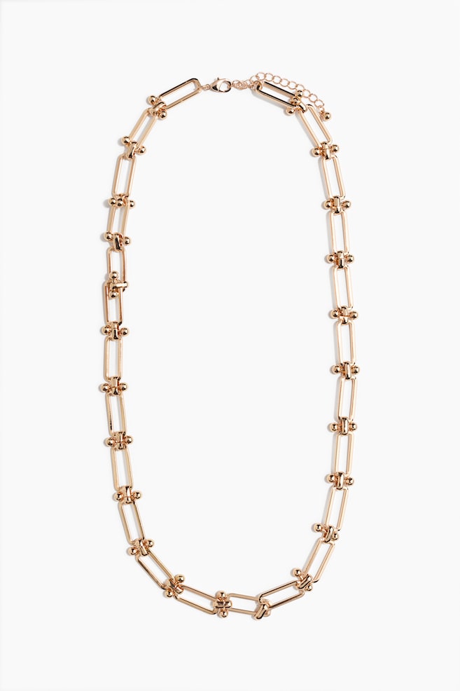 Chain necklace - Gold-coloured - 1