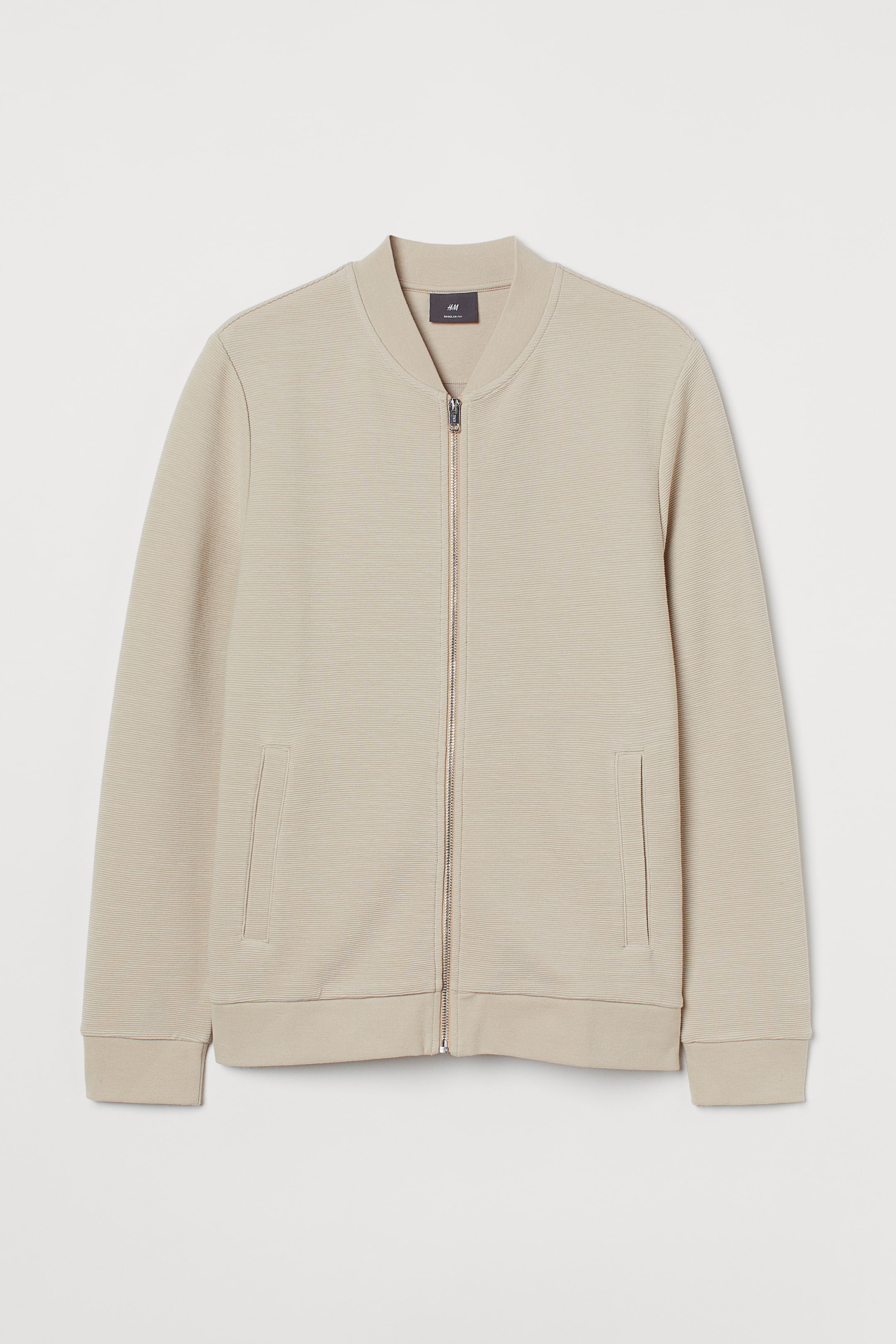 View larger image: Zipped cardigan - Light beige - Men | H&M IN 1