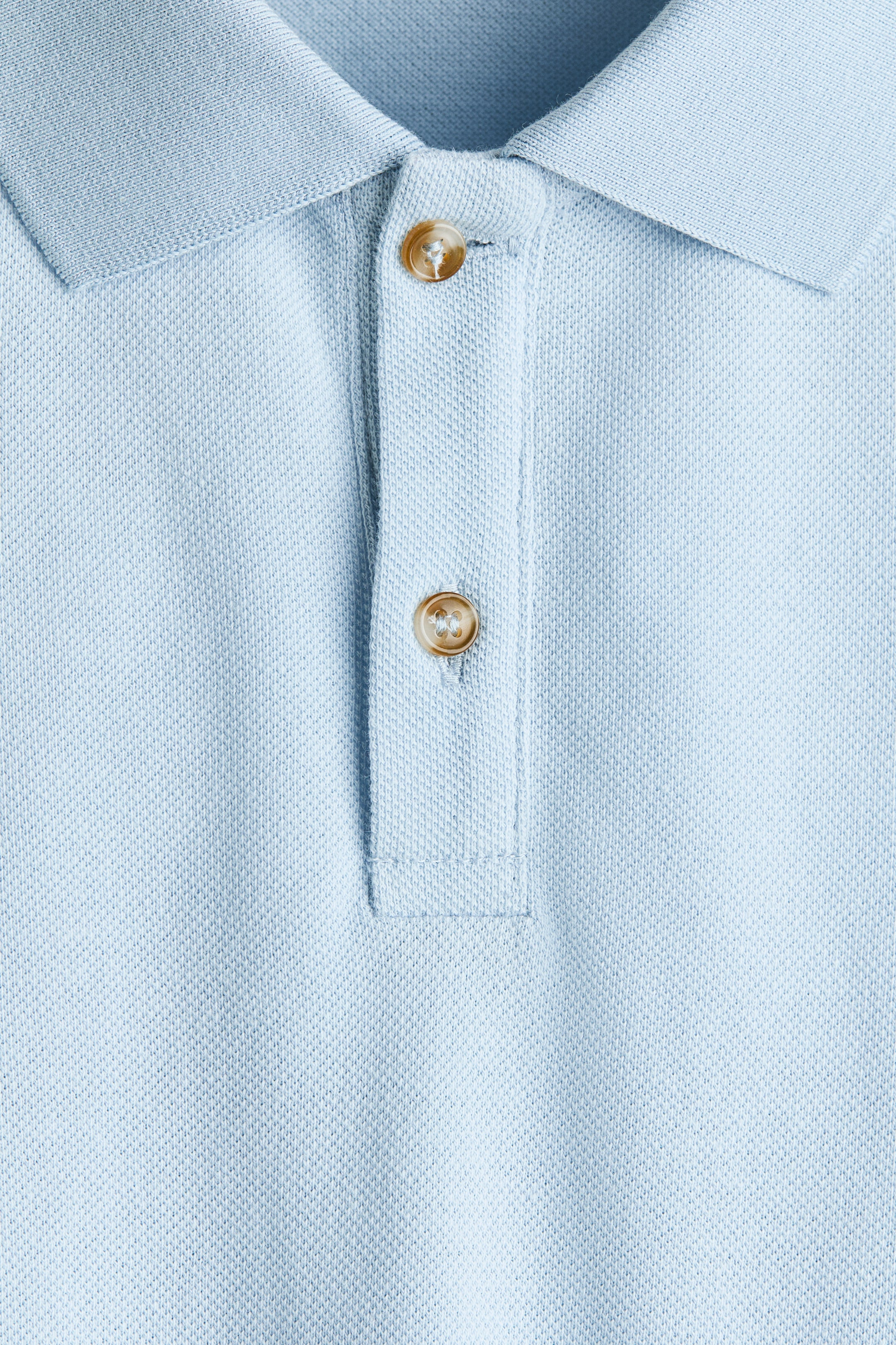 Polo en piqué de coton