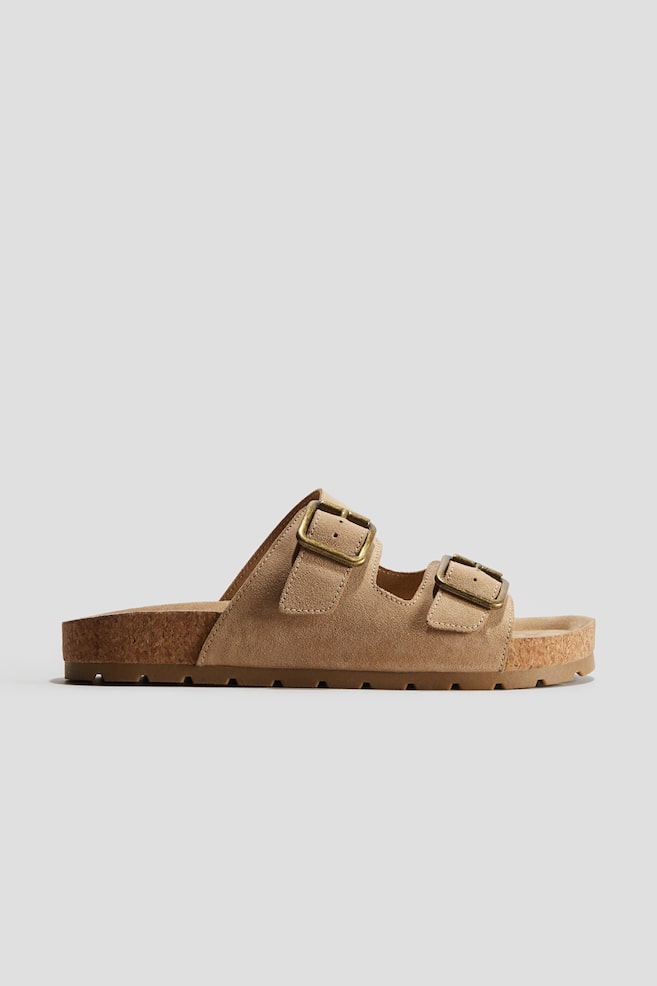 Two-strap sandals - Beige/Brown - 1